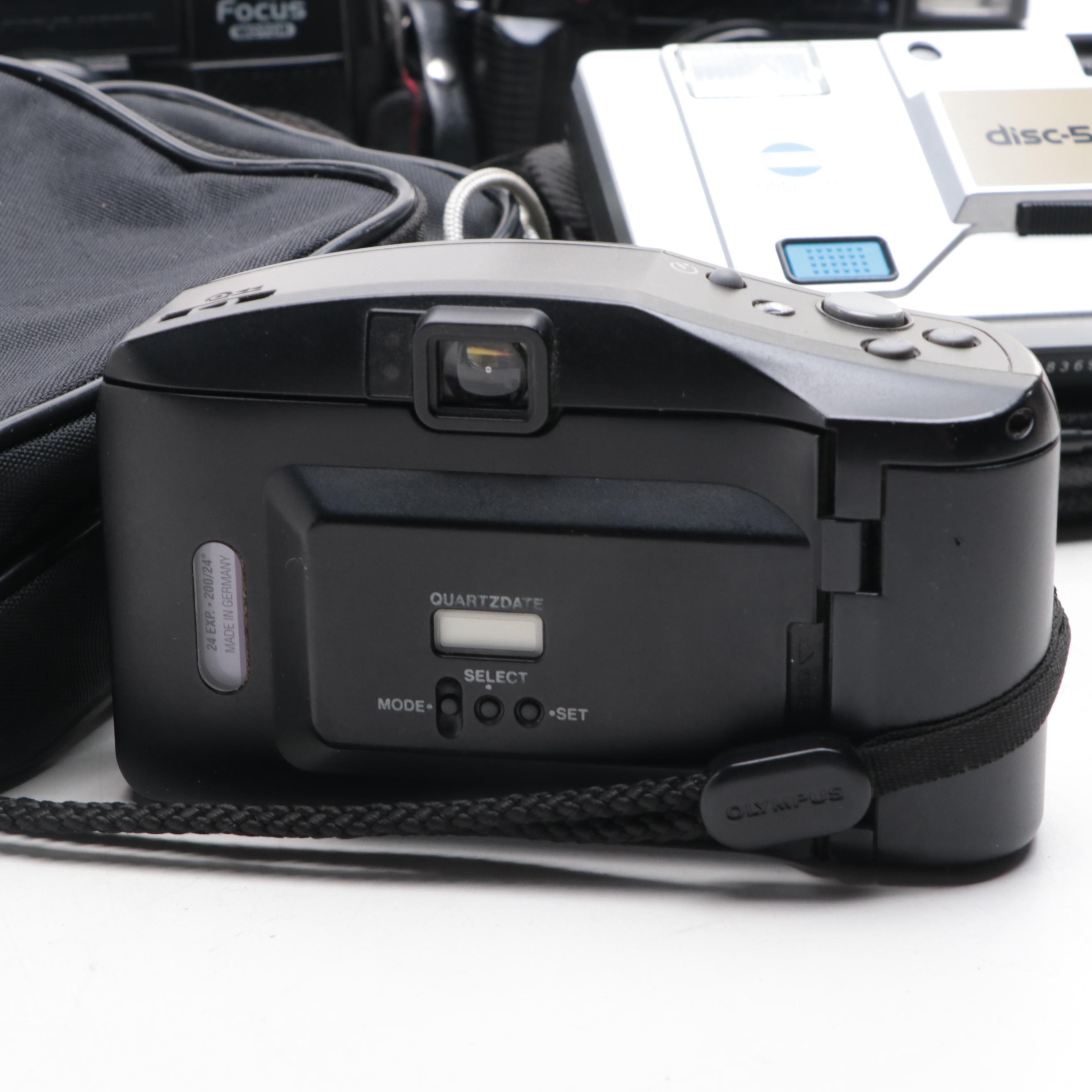 Minolta Hi-Matic S, Disc-5, Yashica and Other Cameras