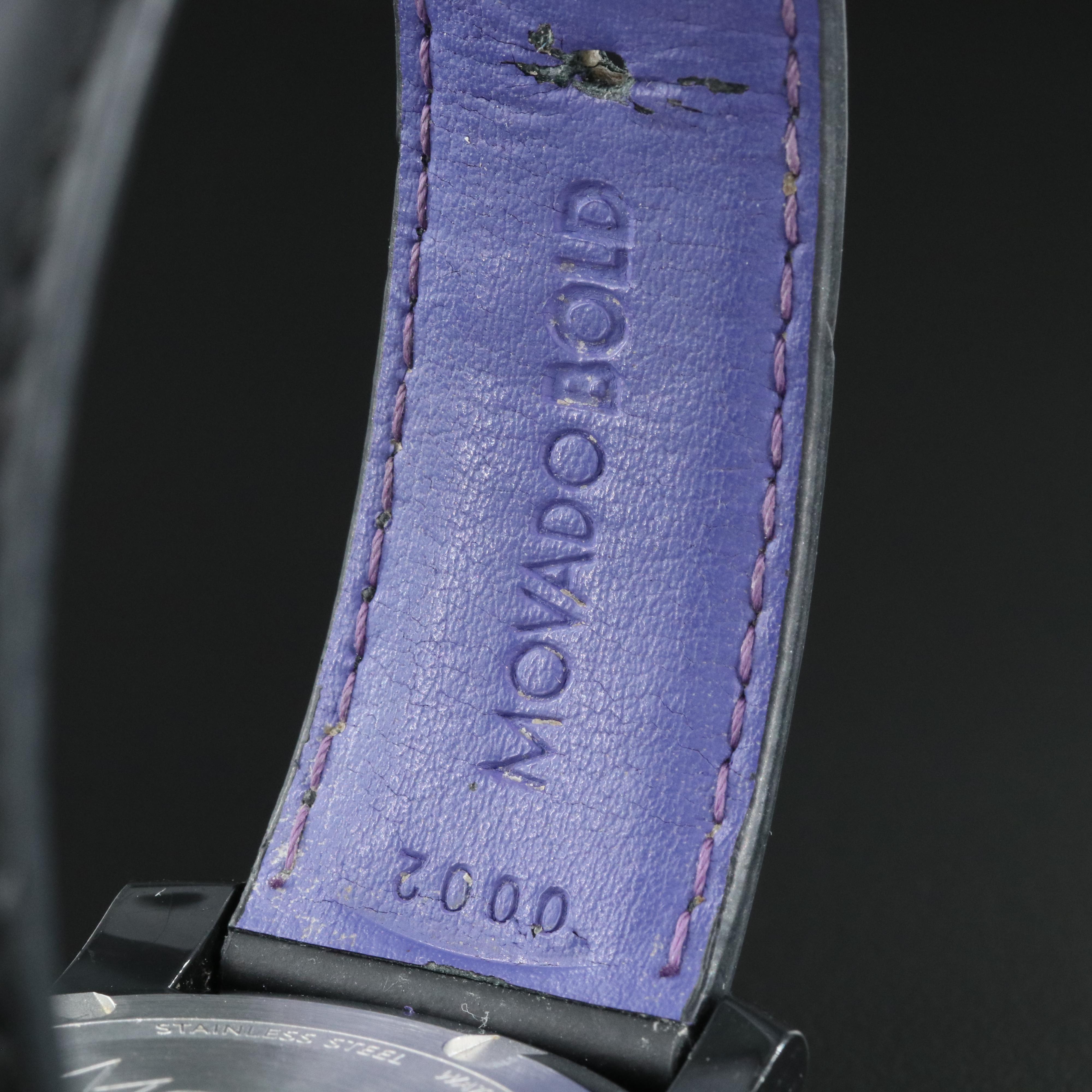 Movado Bold Blue Dial Quartz Watch