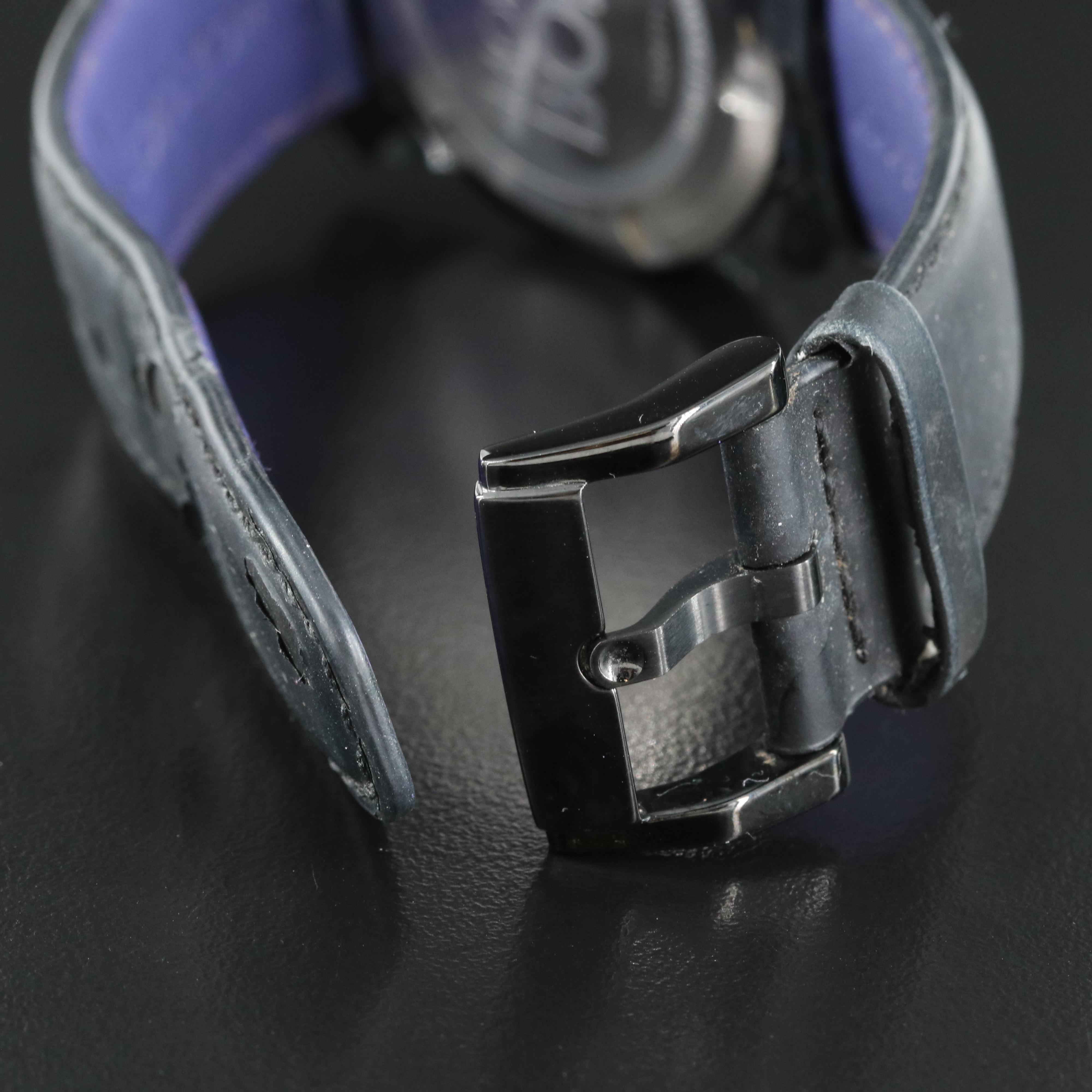 Movado Bold Blue Dial Quartz Watch