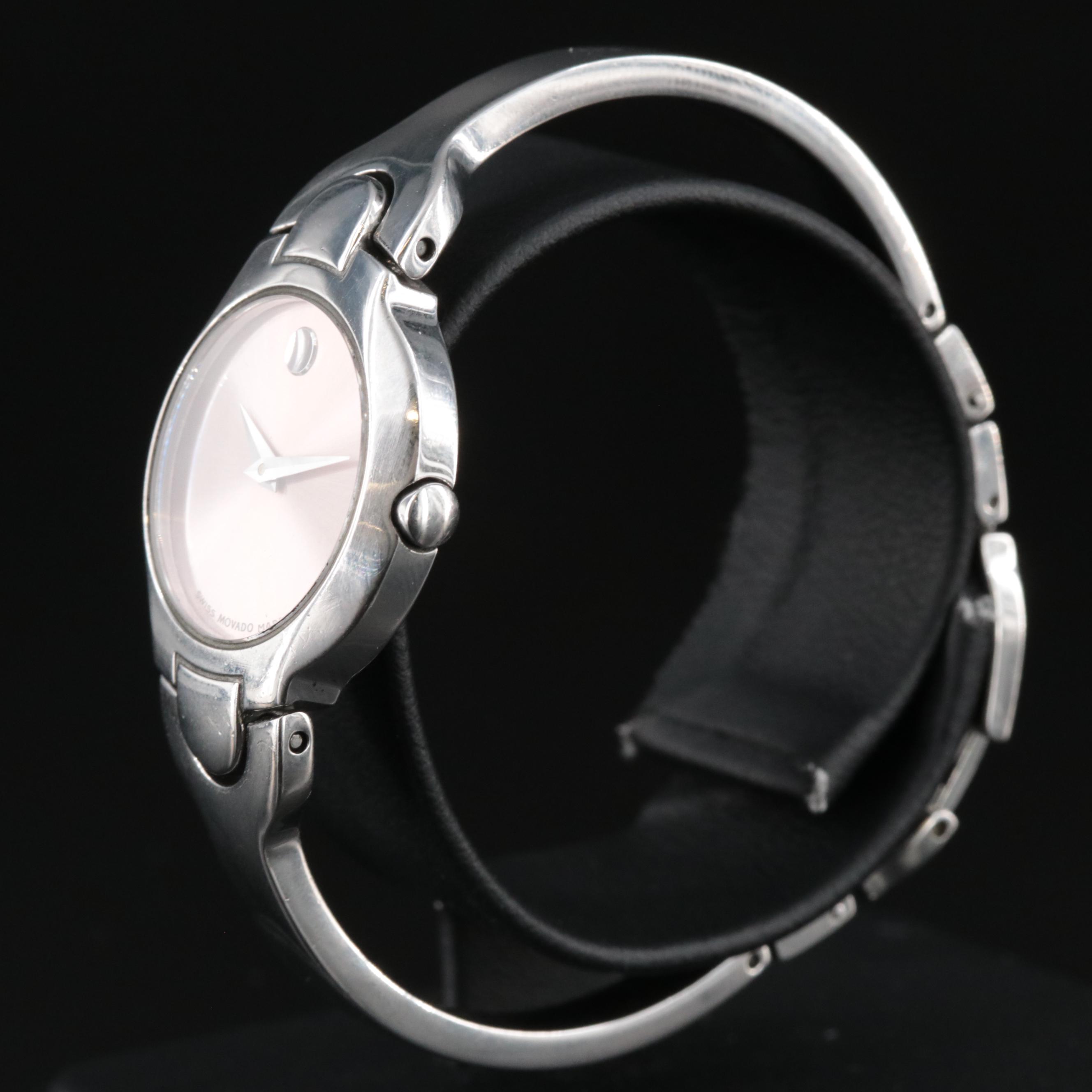 Movado Kara Pink Dial Quartz Watch