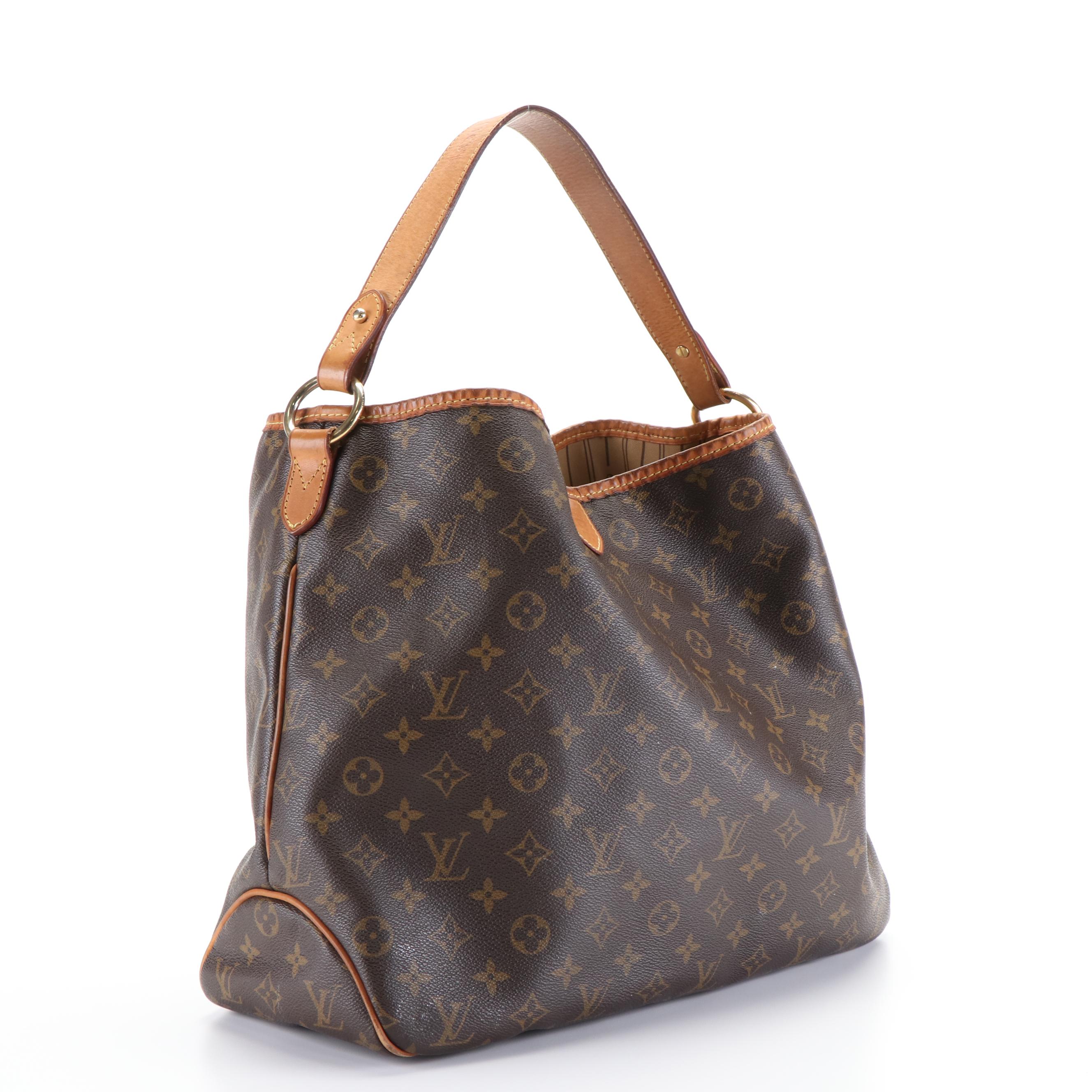 Louis Vuitton Delightful MM Bag in Monogram Coated Canvas and Leather