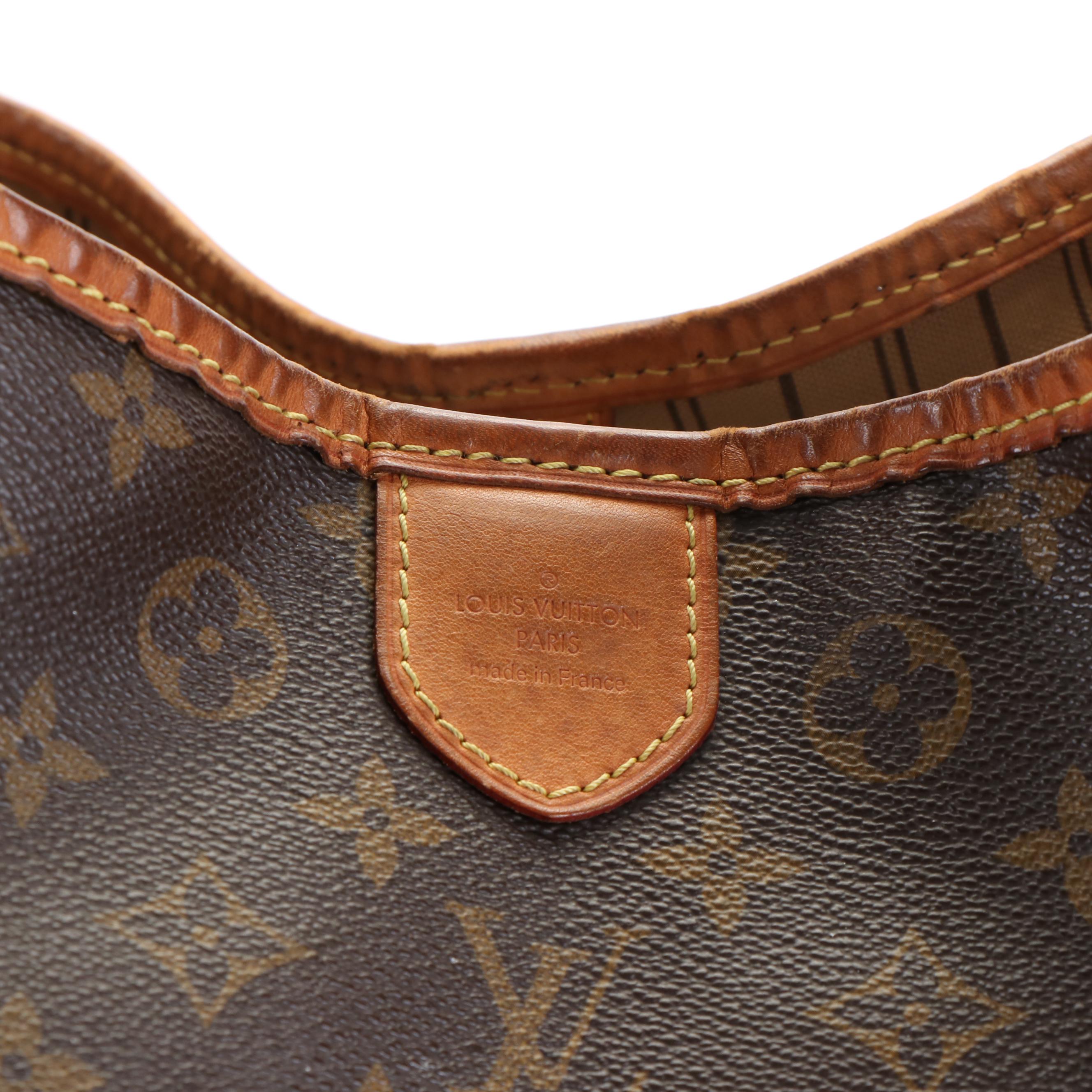 Louis Vuitton Delightful MM Bag in Monogram Coated Canvas and Leather