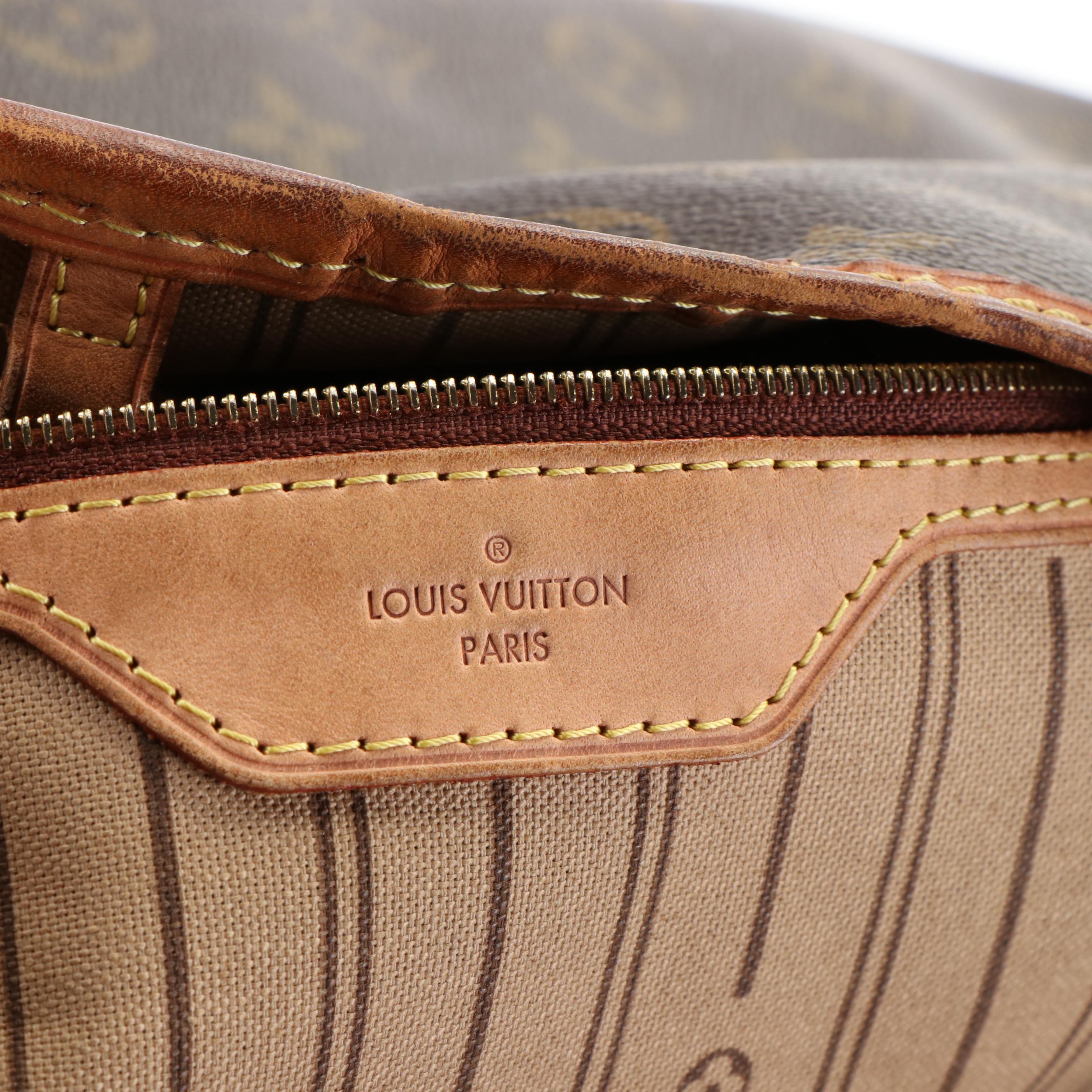 Louis Vuitton Delightful MM Bag in Monogram Coated Canvas and Leather