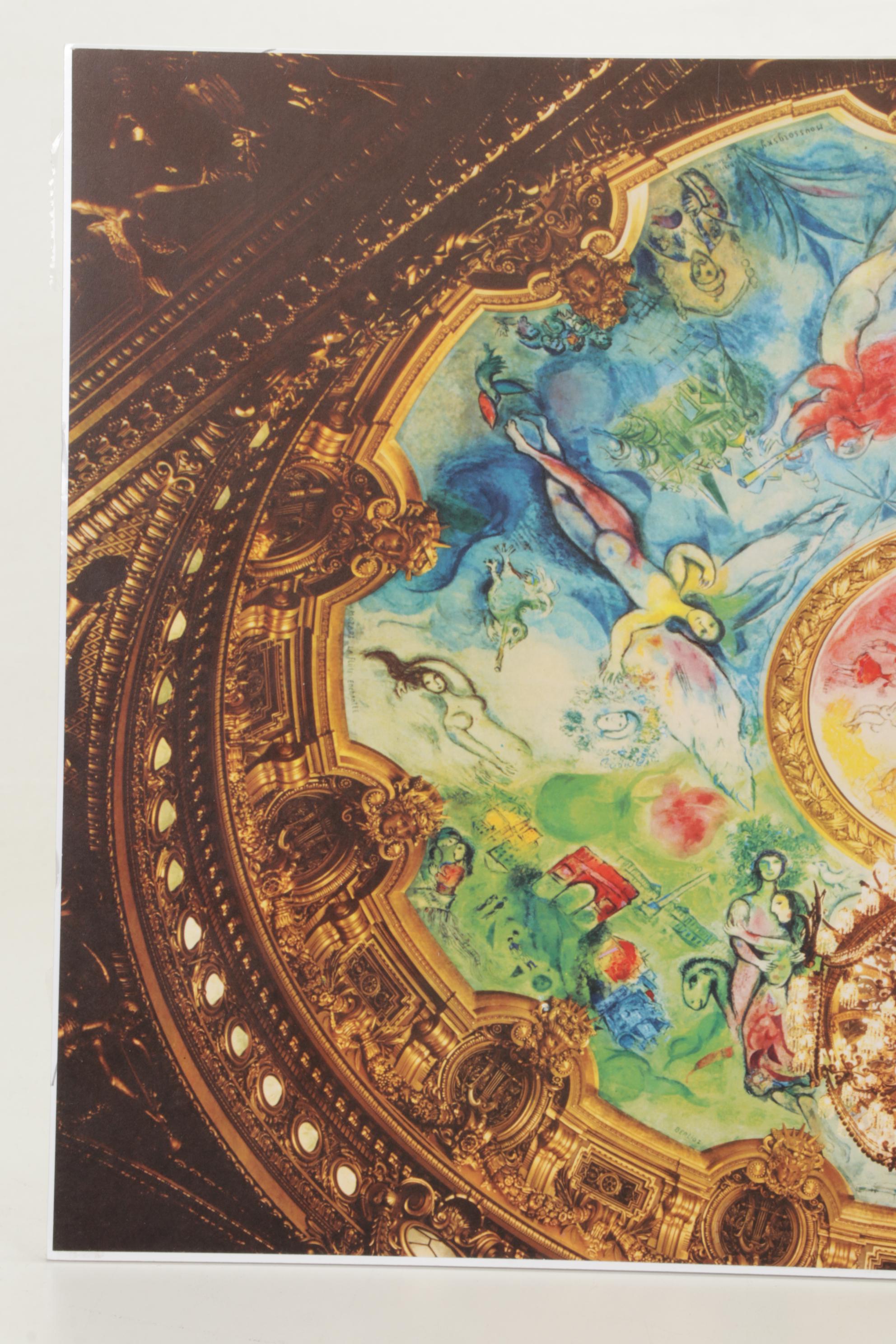 Offset Lithograph After Marc Chagall From "Le Plafond de l'Opéra de Paris"