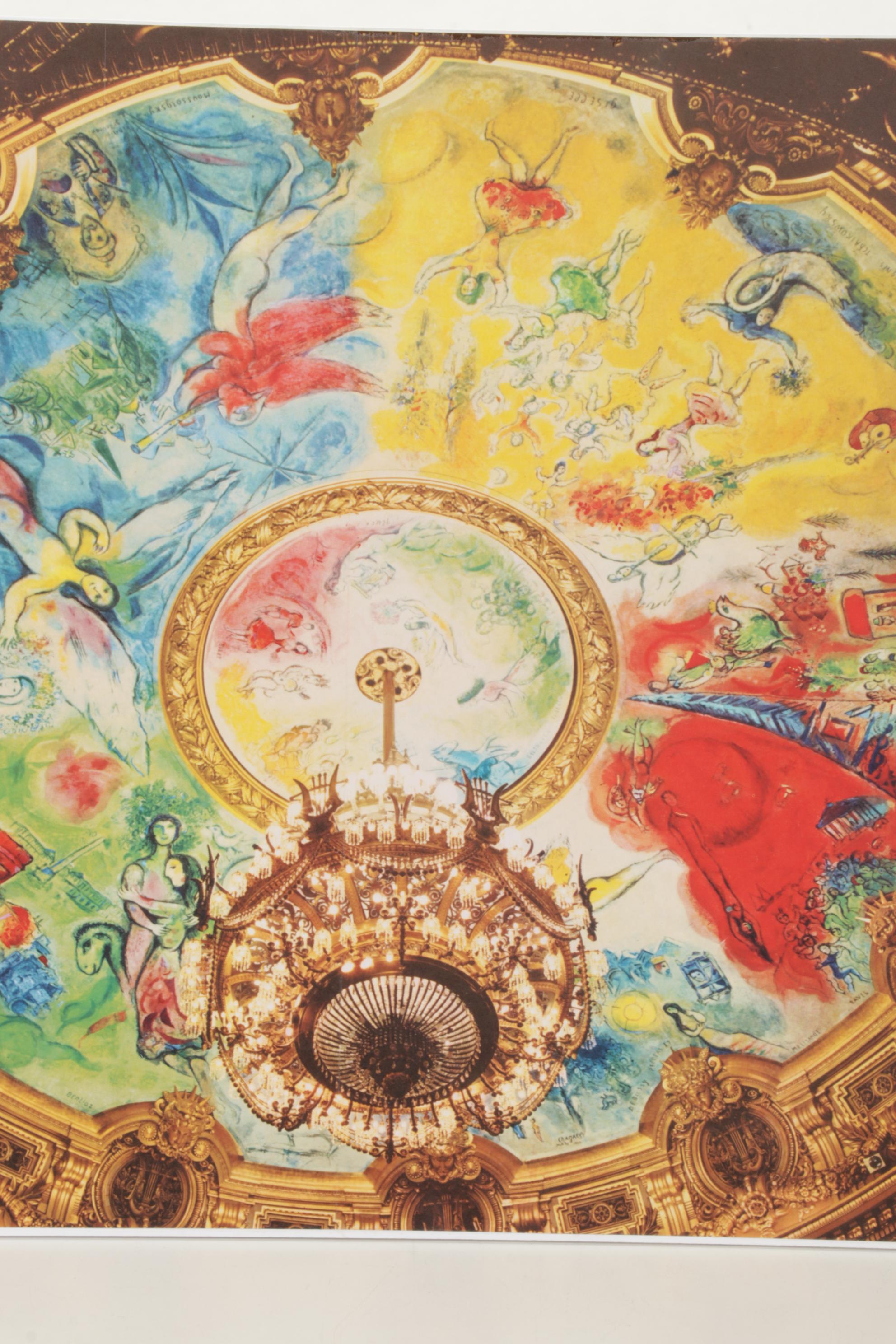 Offset Lithograph After Marc Chagall From "Le Plafond de l'Opéra de Paris"