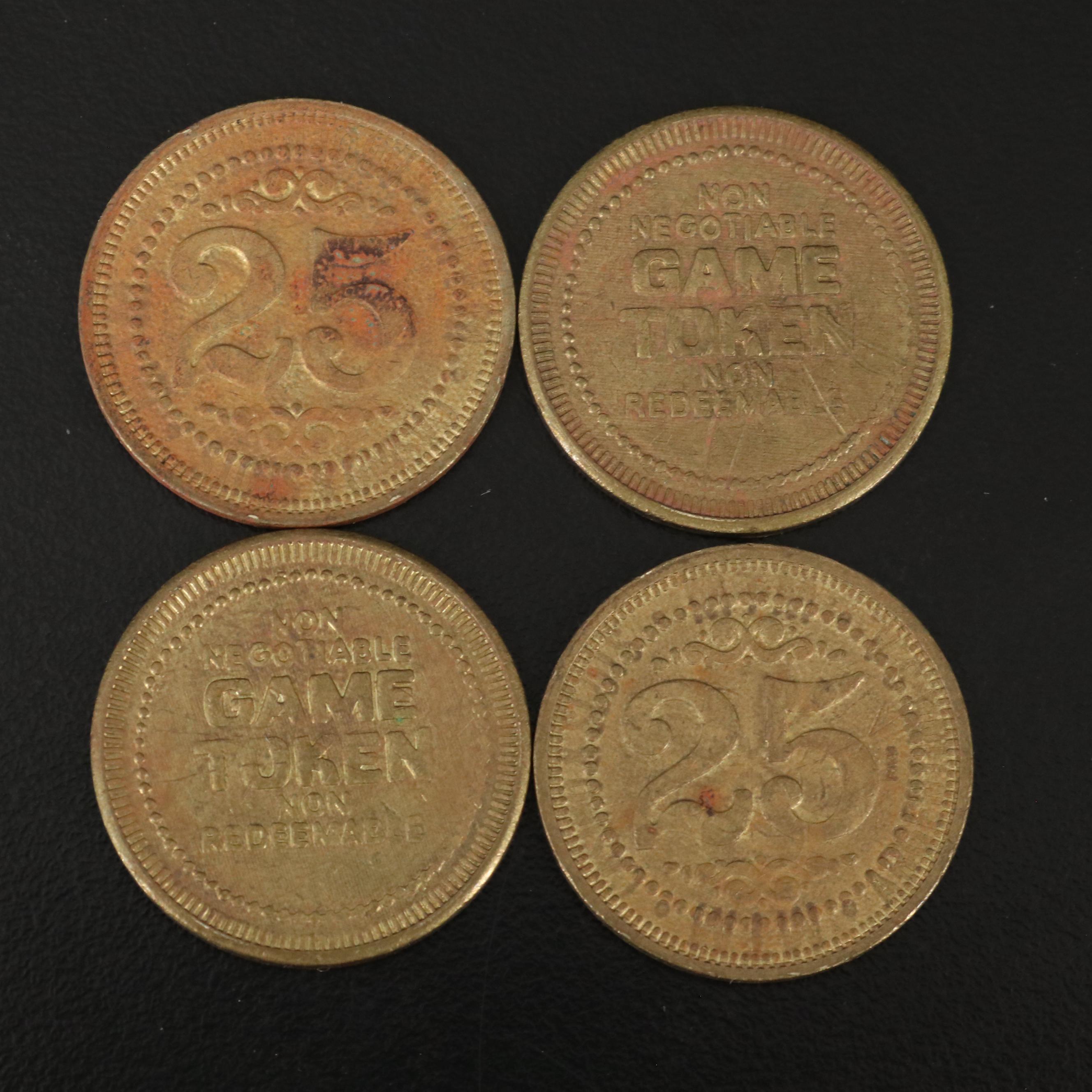 Assortment of U.S. Coins, Foreign Coins and Gaming Tokens, Including Silver