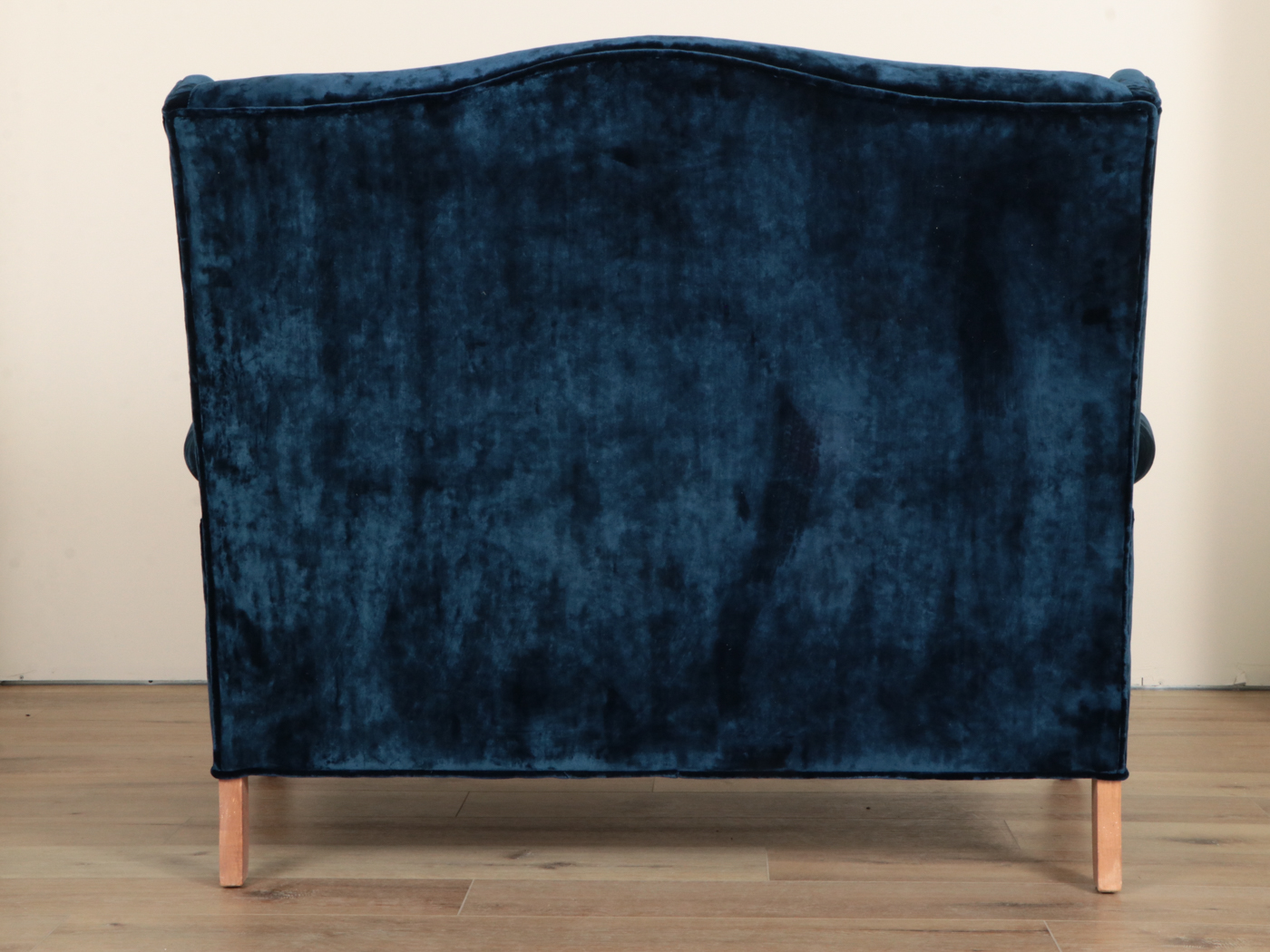 Broyhill Custom Dual-Upholstered Wingback Settee