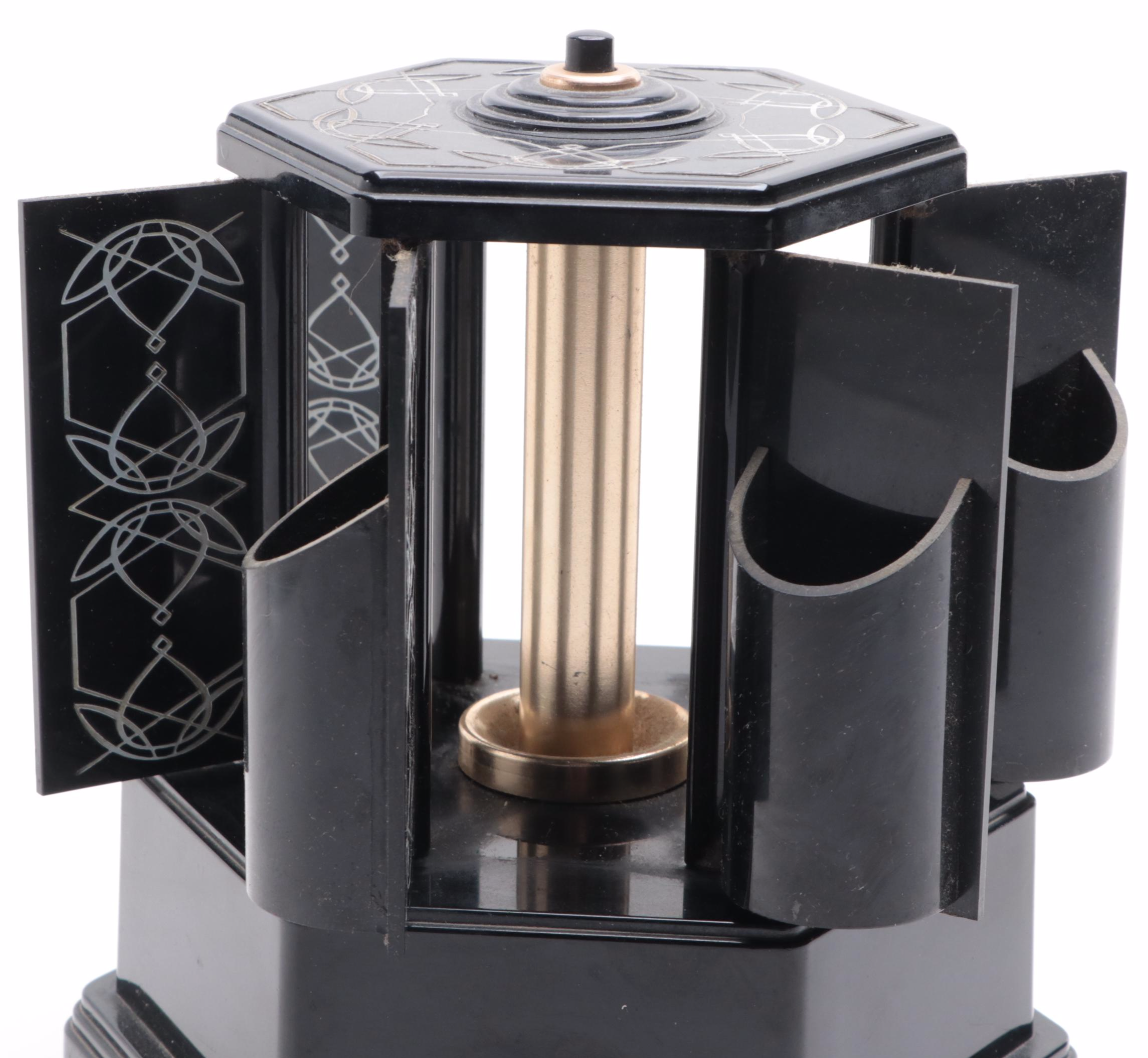 Swiss Harmony Roundelay Musical Cigarette or Lipstick Carousel EBTH