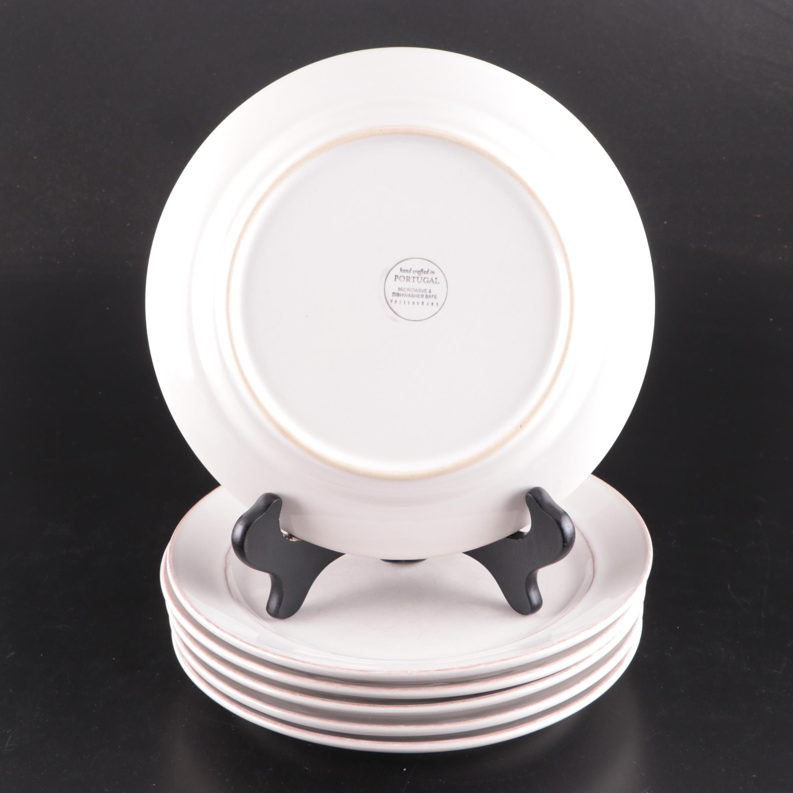 Pottery Barn White Earthenware Plates and Bowls EBTH