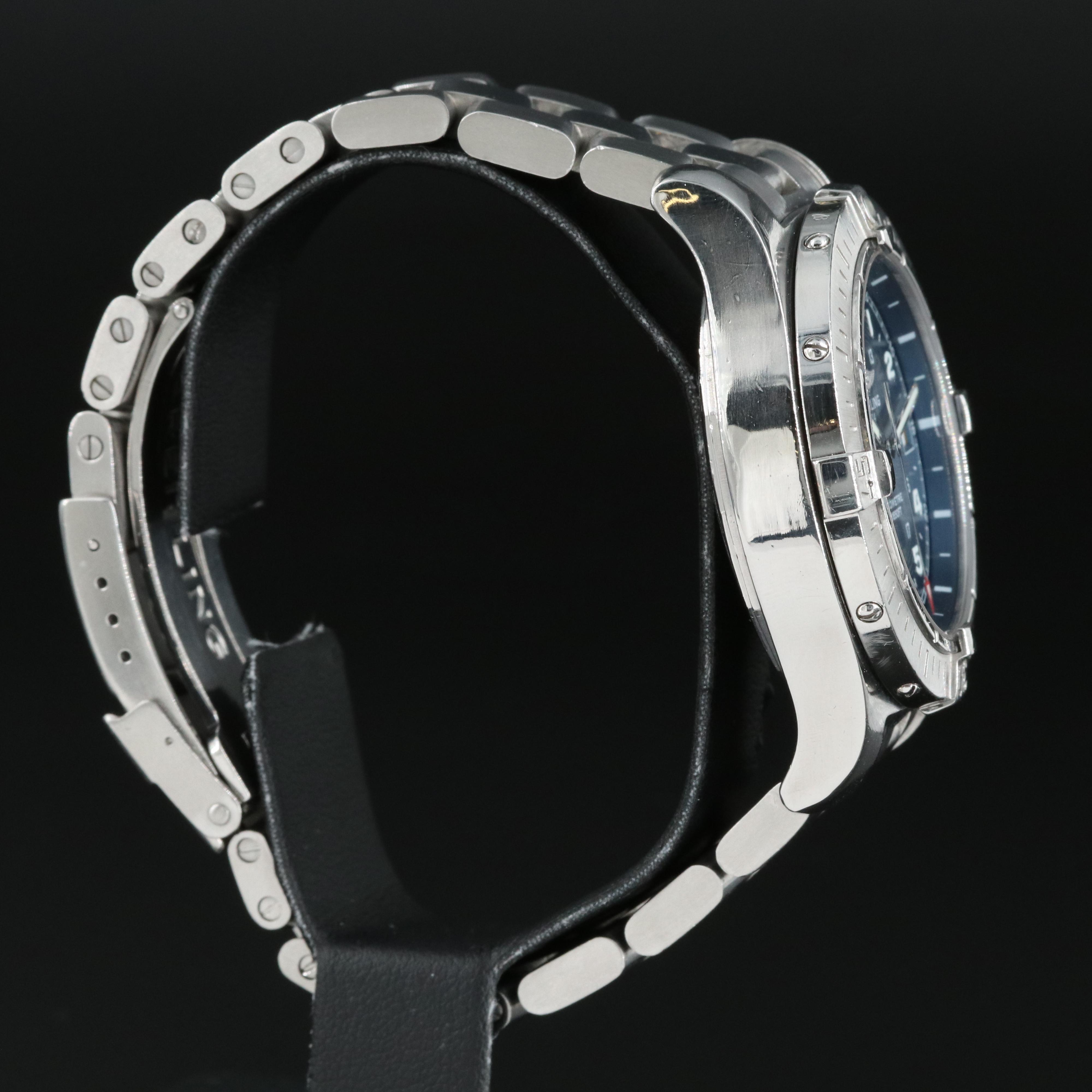 Breitling Colt Blue Dial Quartz Chronometer Watch