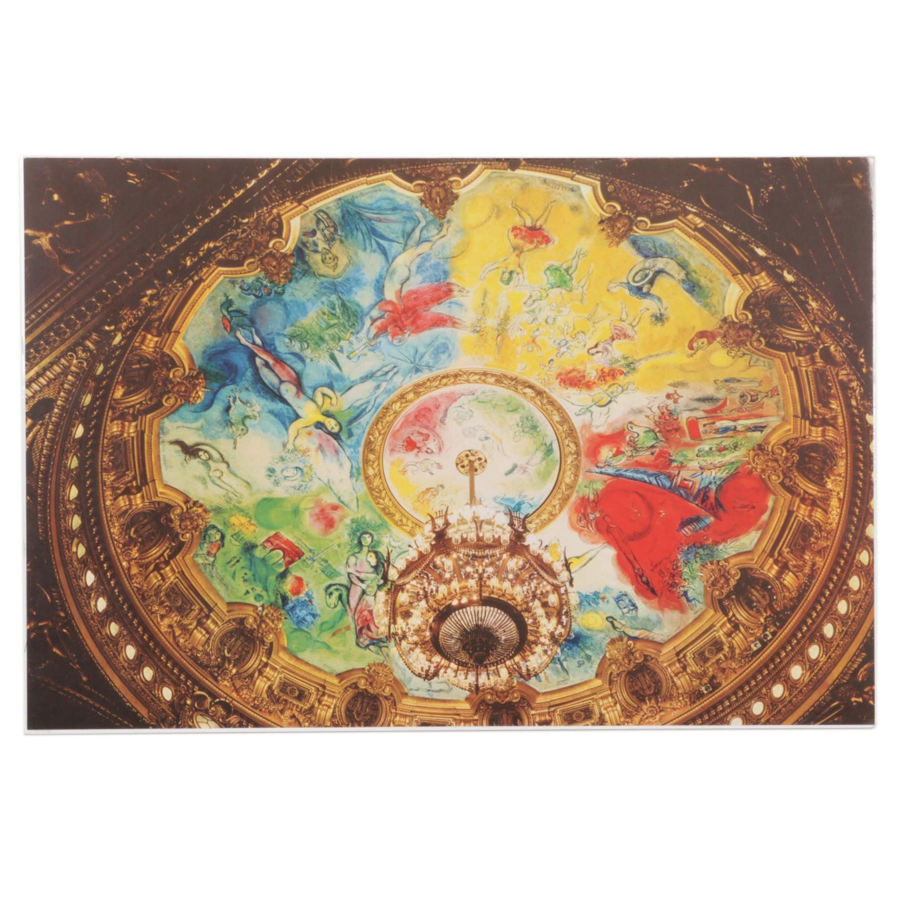 Offset Lithograph After Marc Chagall From "Le Plafond de l'Opéra de Paris"