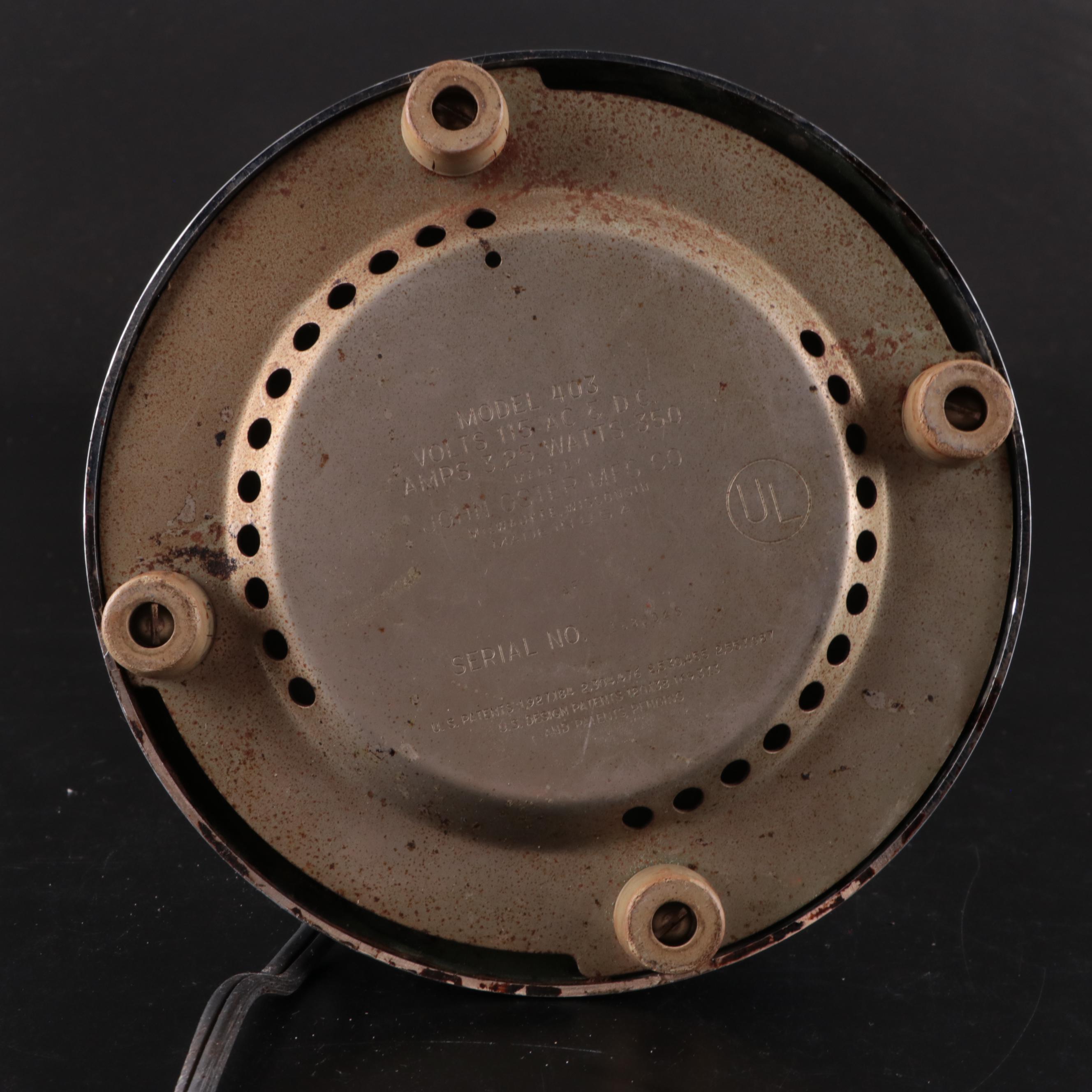 Oster Model 403 Osterizer Deluxe Blender