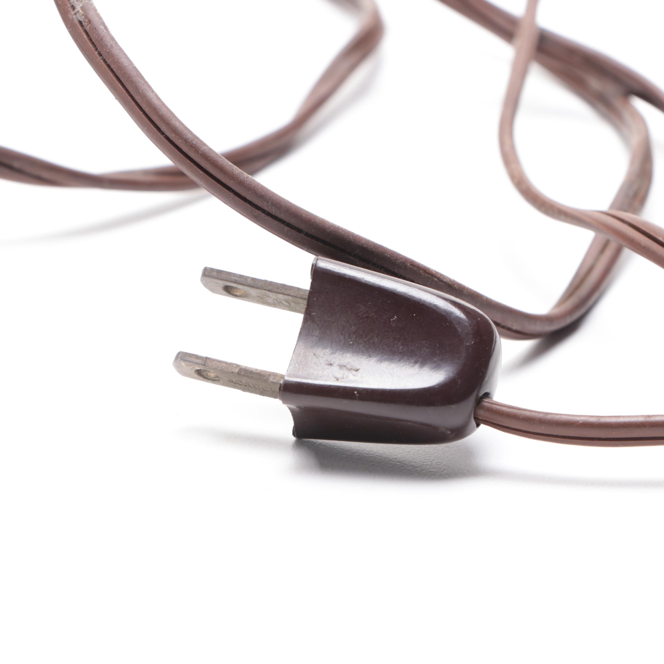 American Optical Spencer Binocular Electric Microscope With Triple Lens Turret