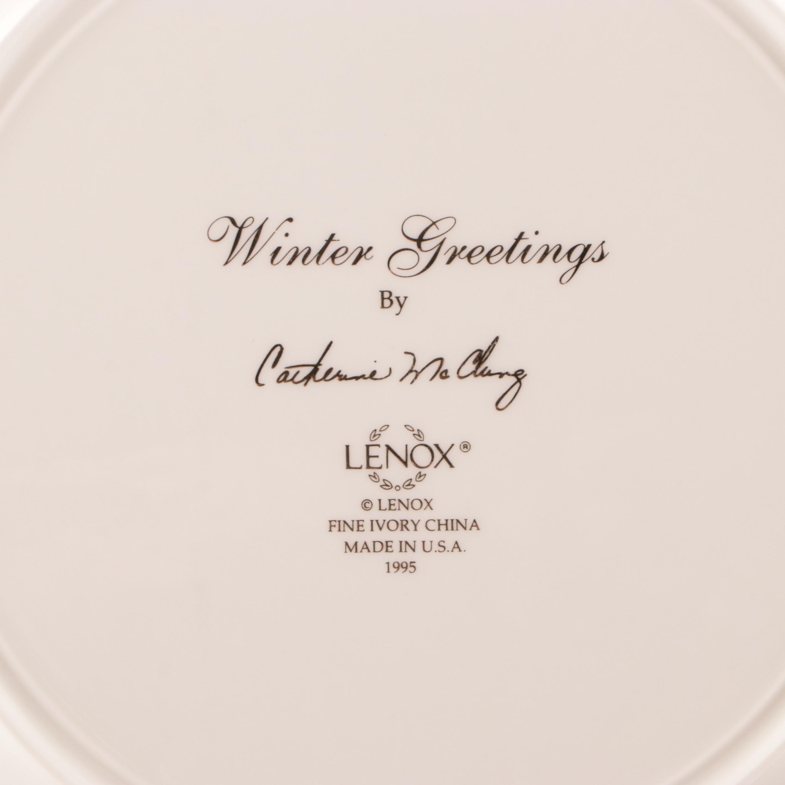 Lenox "Winter Greetings Cardinal" Porcelain Dinnerware