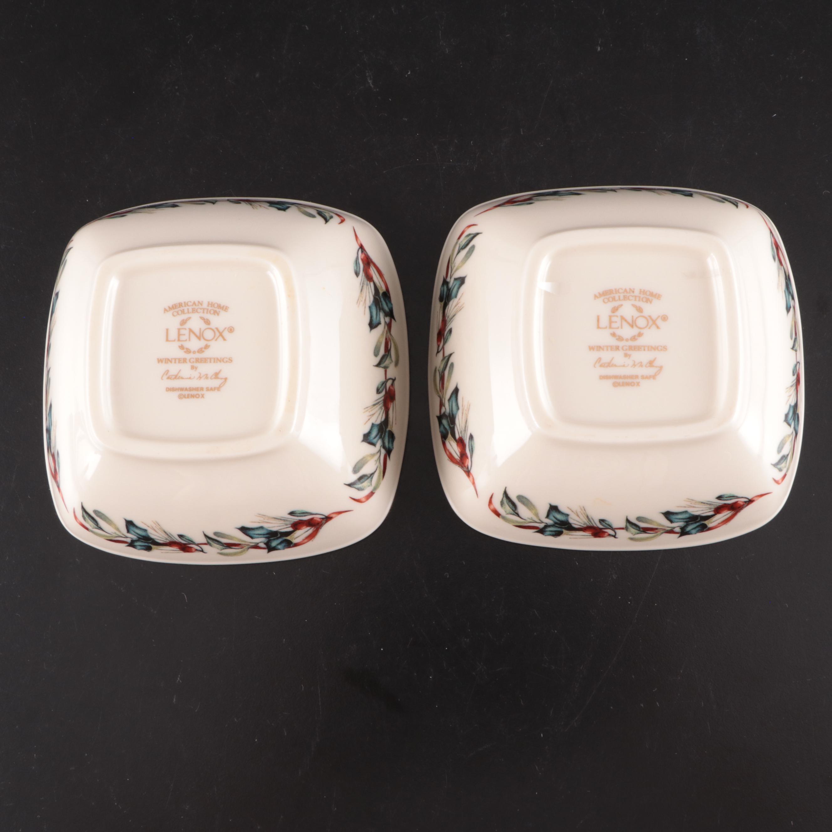 Lenox "Winter Greetings Cardinal" Porcelain Dinnerware