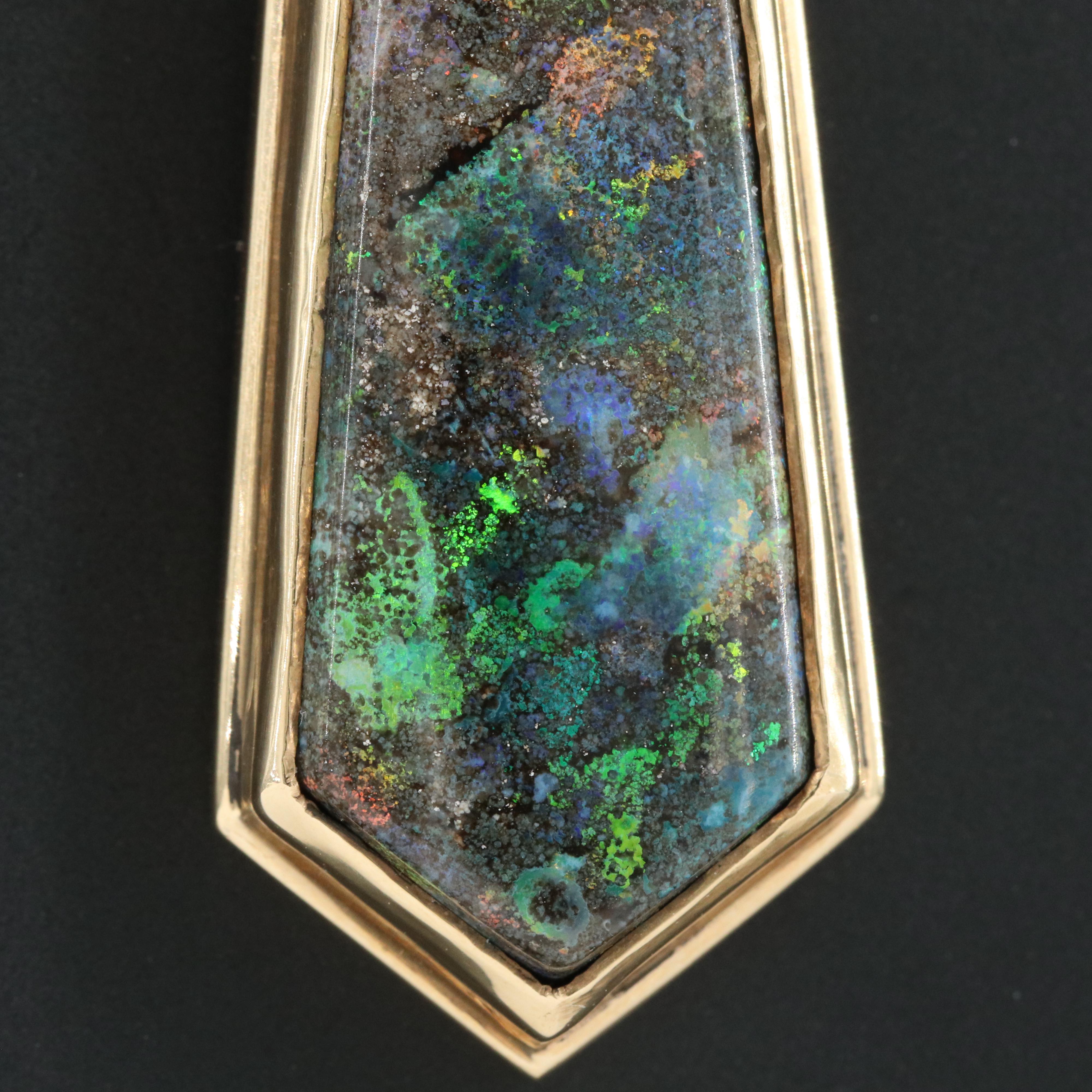 14K Opal Pendant