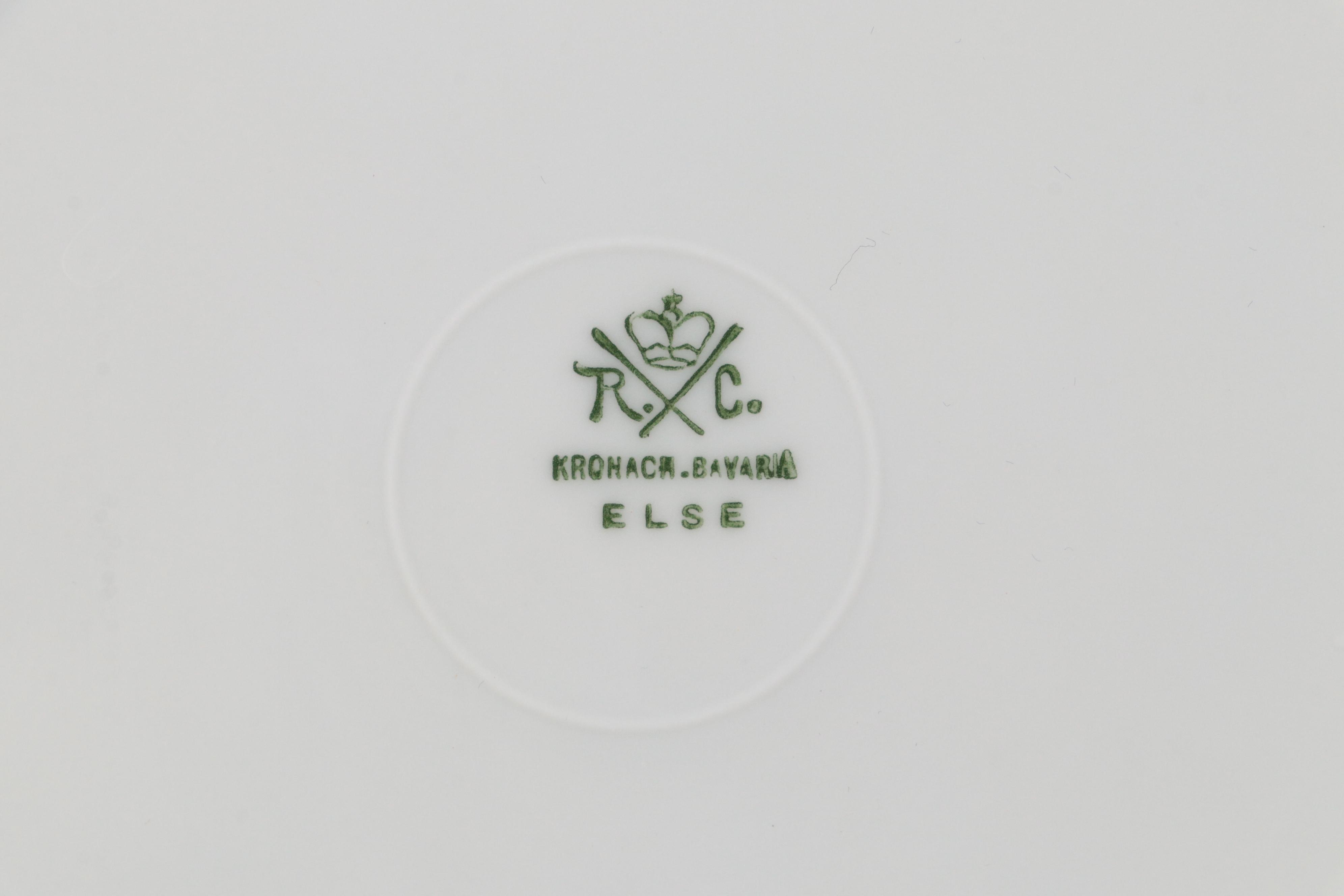 Rosenthal Porcelain Dinnerware and Serving Pieces, 1901-1927