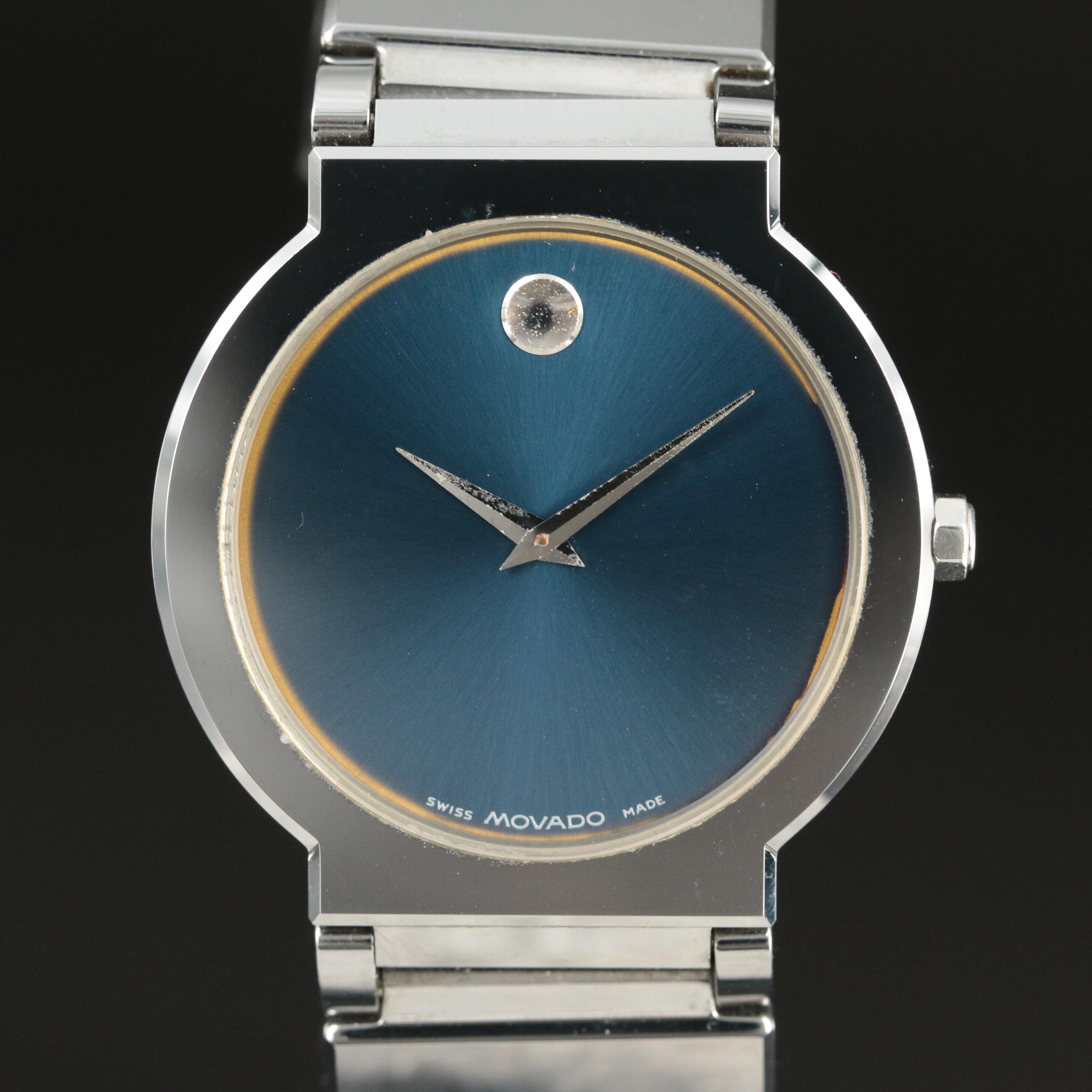 Movado Valor Tungsten Carbide Quartz Watch