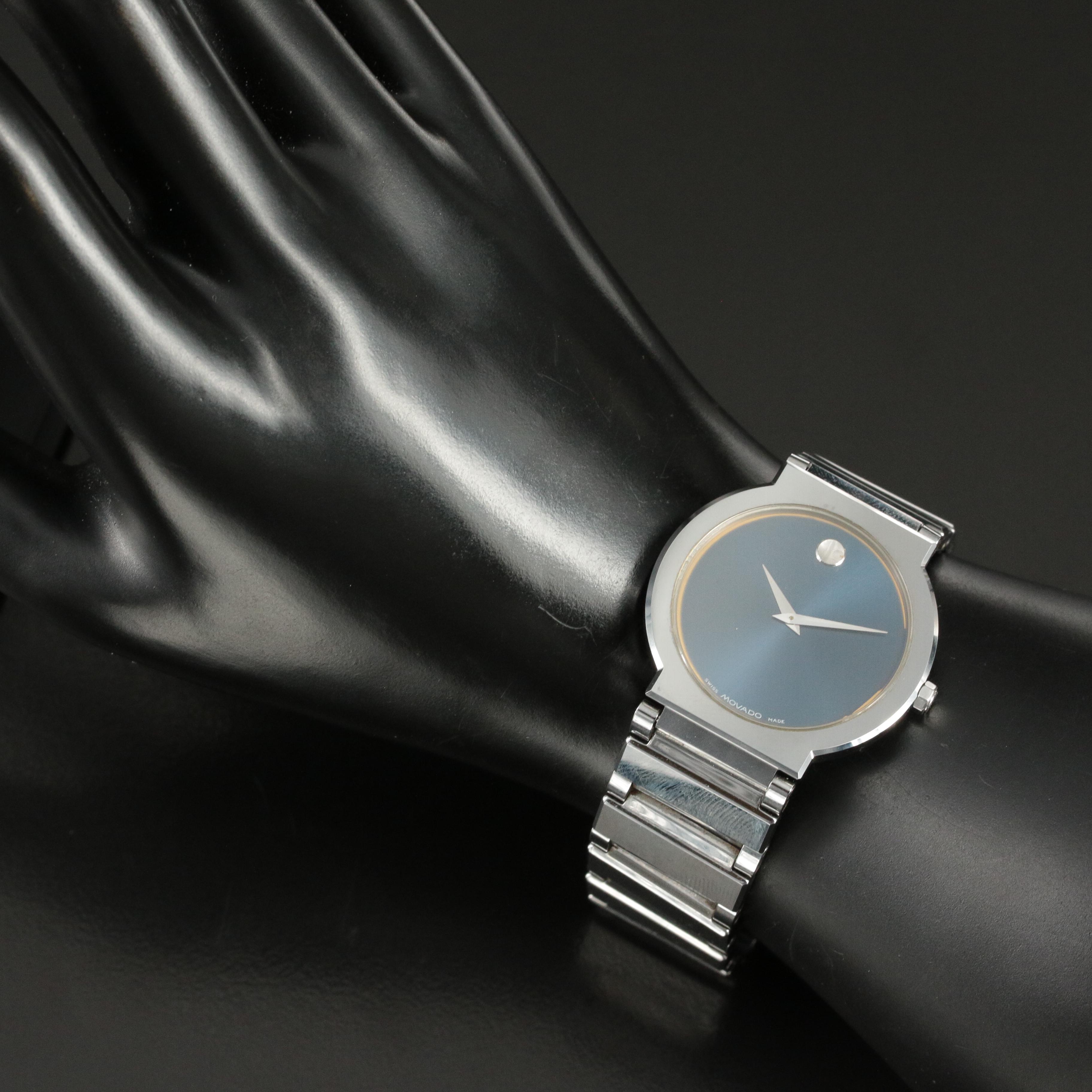 Movado Valor Tungsten Carbide Quartz Watch
