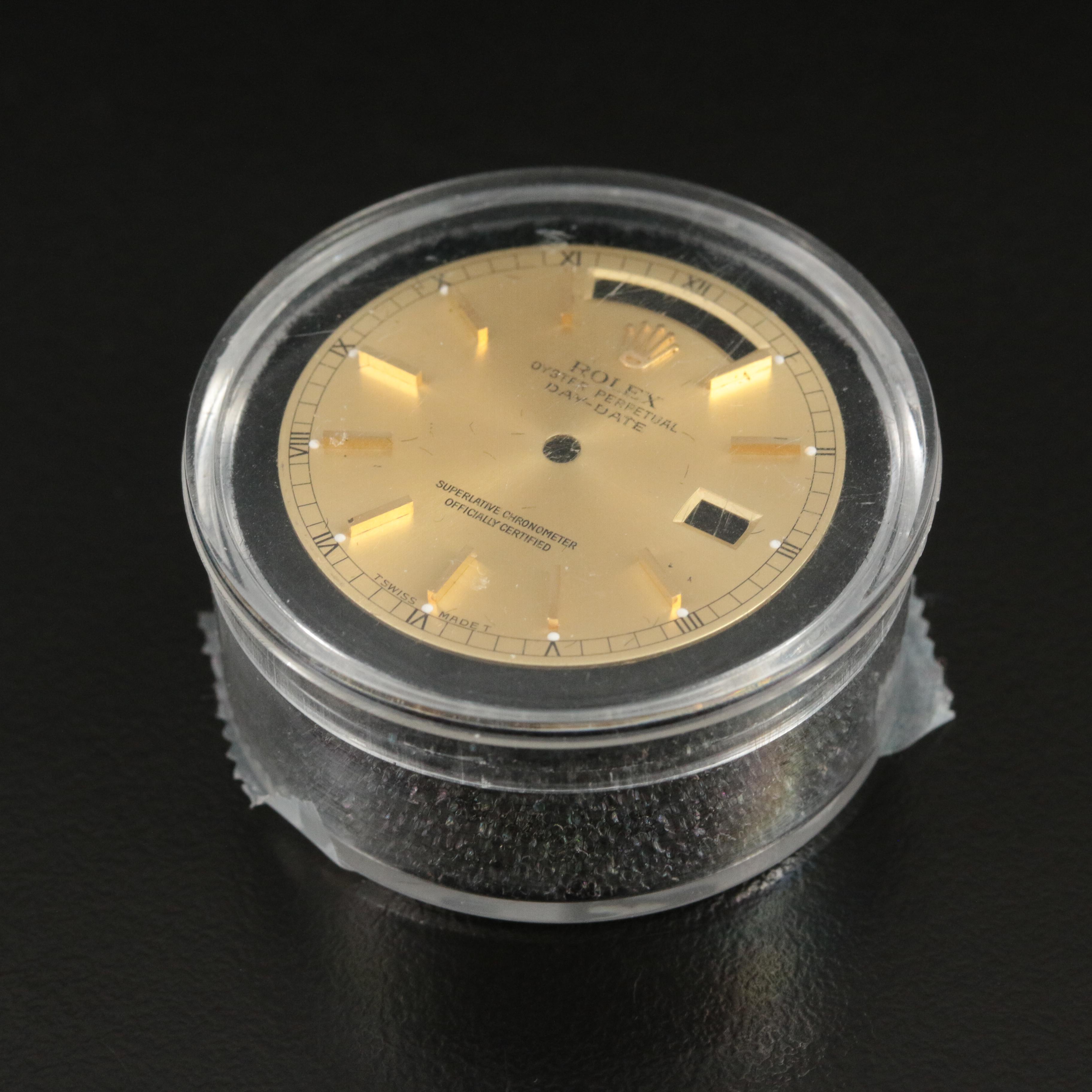 Rolex Oyster Perpetual Day-Date Watch Dial