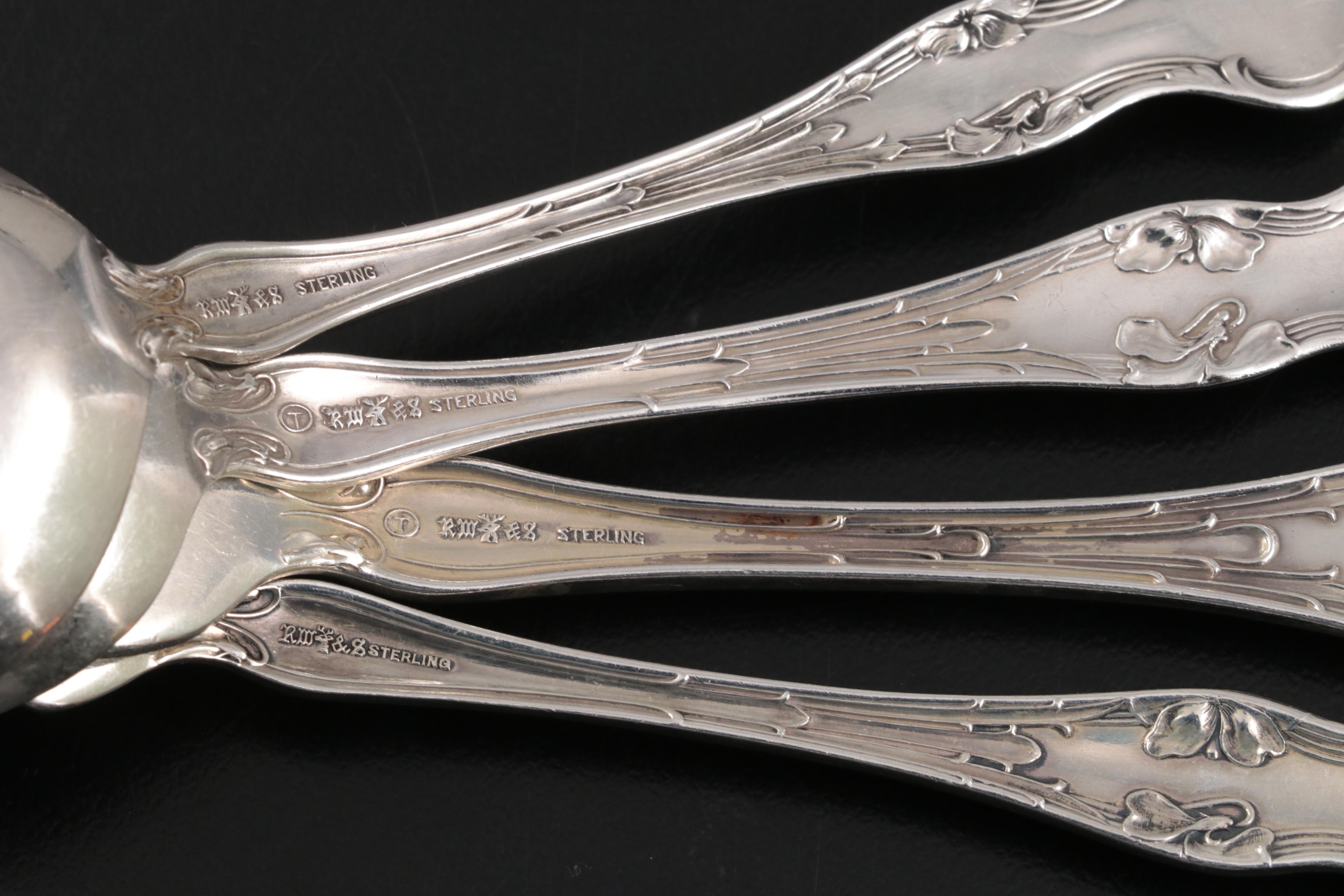 R. Wallace & Sons "Violet" Sterling Silver Flatware