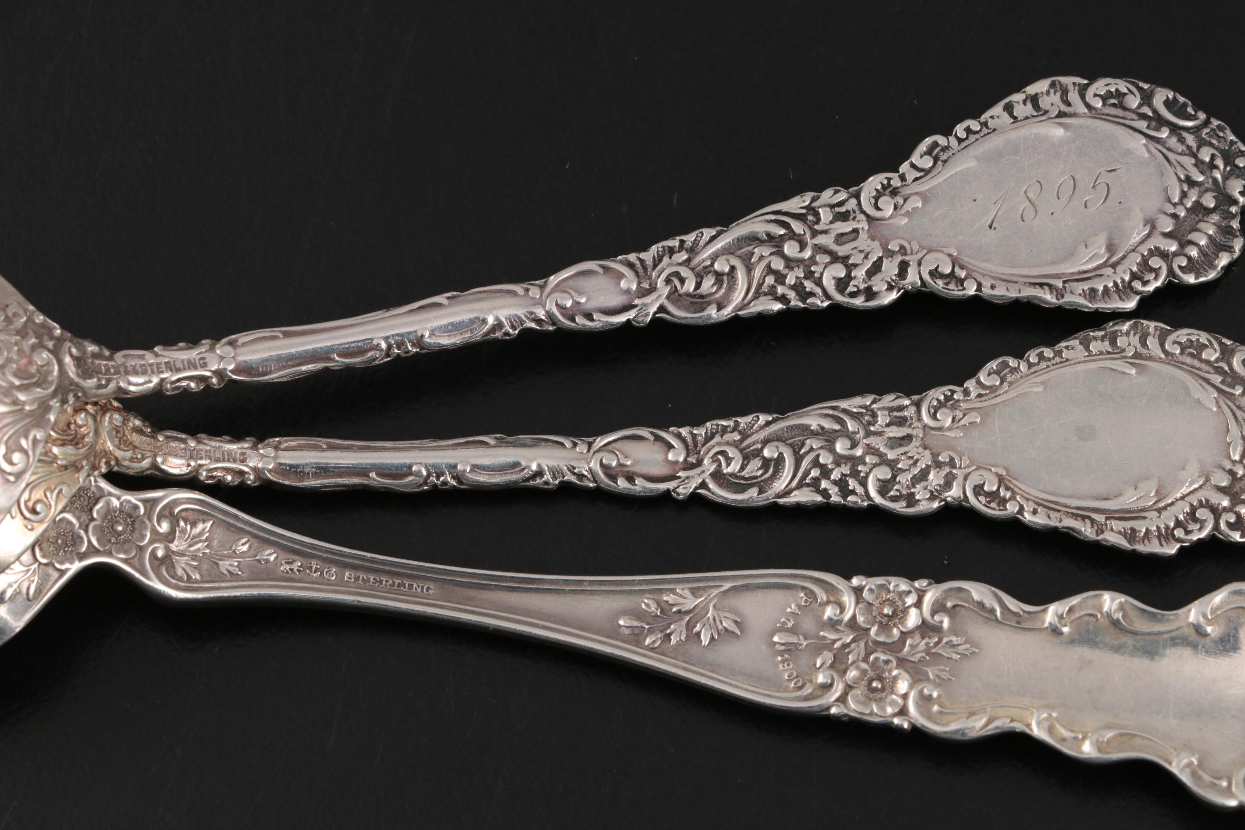 R. Wallace & Sons "Violet" Sterling Silver Flatware
