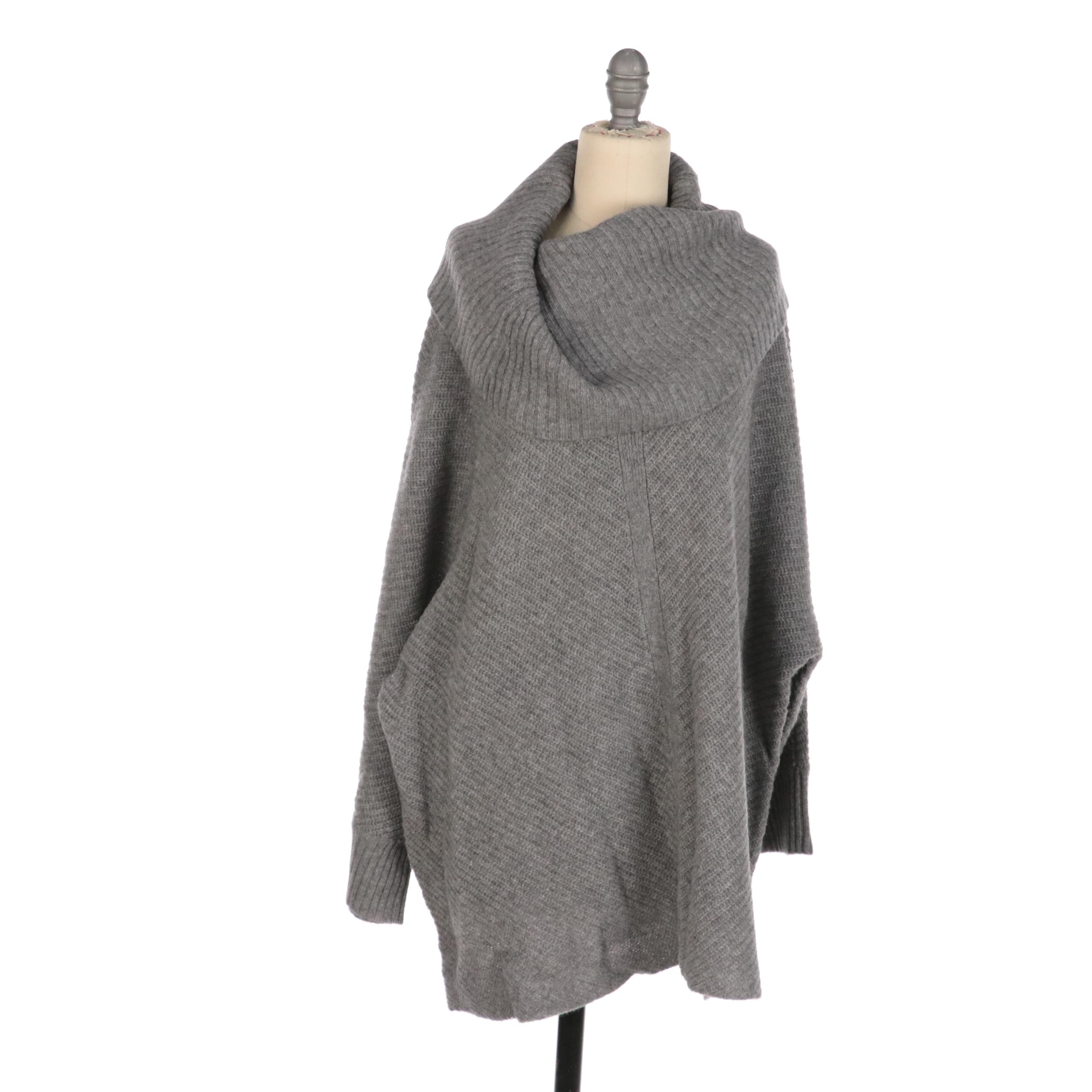 Eileen Fisher Woman Knit Cowl-Neck Sweater and Open-Front Sweater, New with Tags