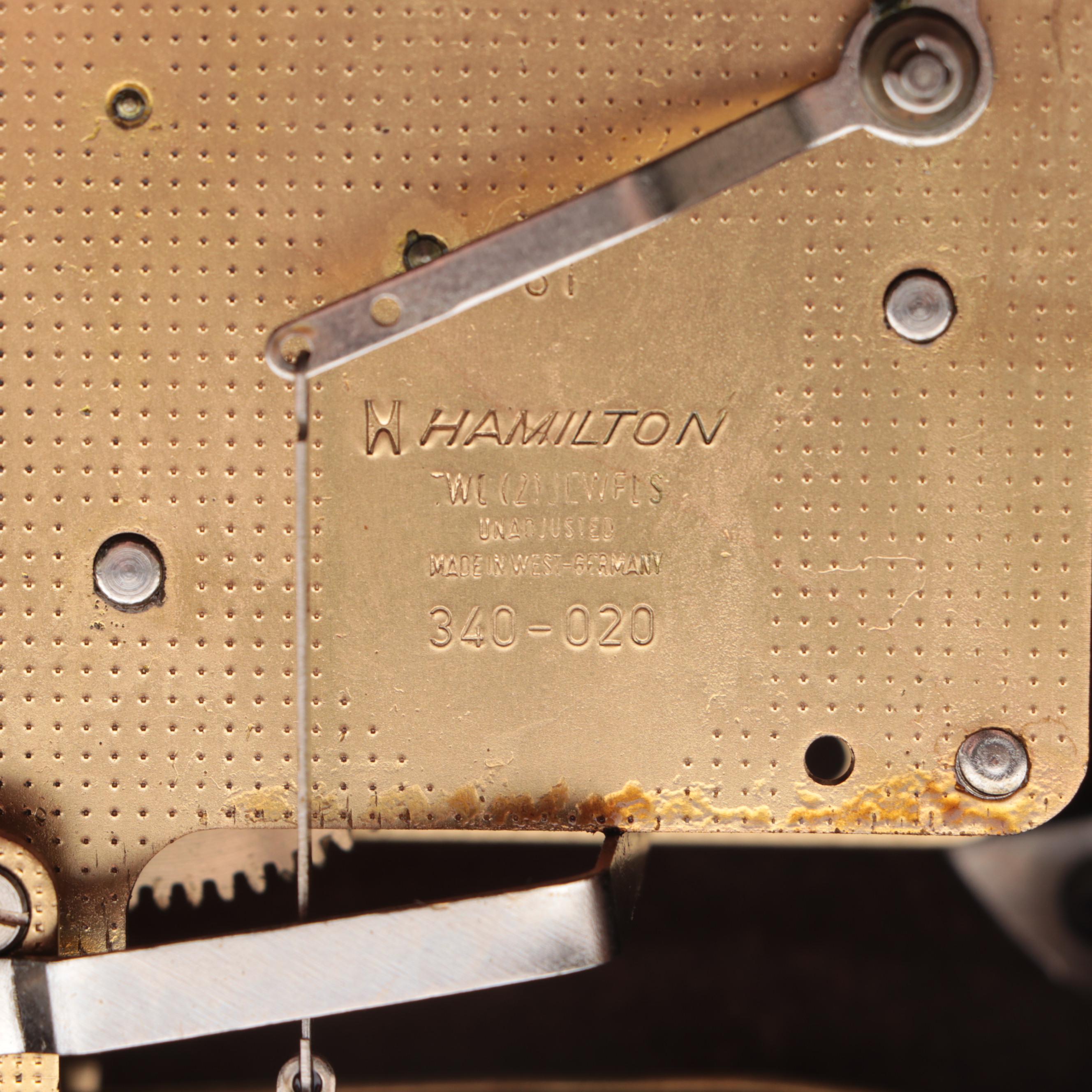 Hamilton "Tempus Fugit" Mantel Clock