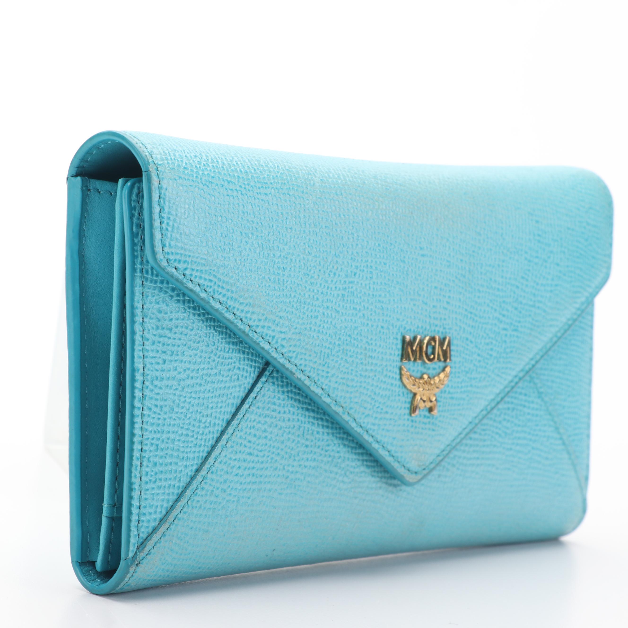 MCM Envelope Wallet in Visetos Leather