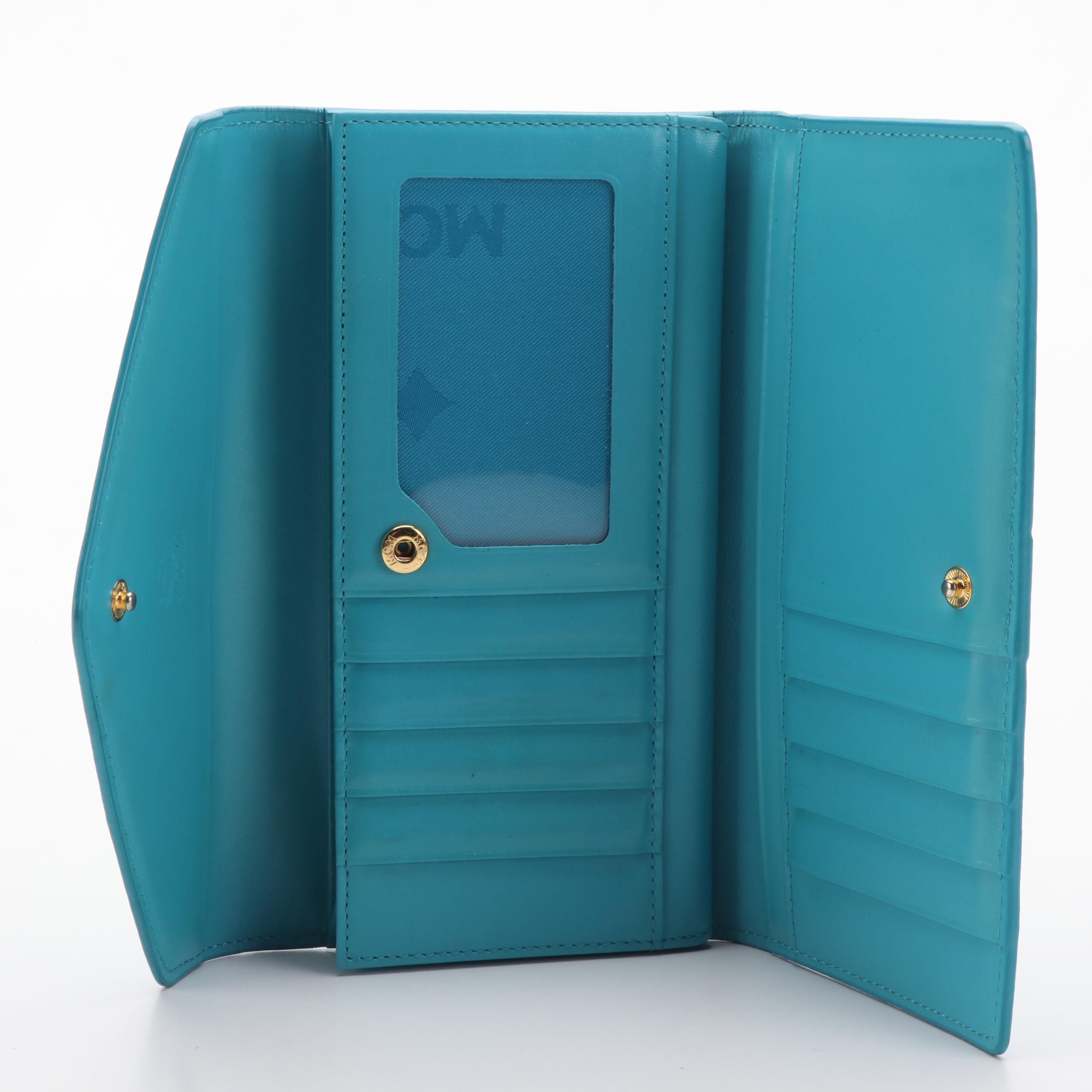 MCM Envelope Wallet in Visetos Leather