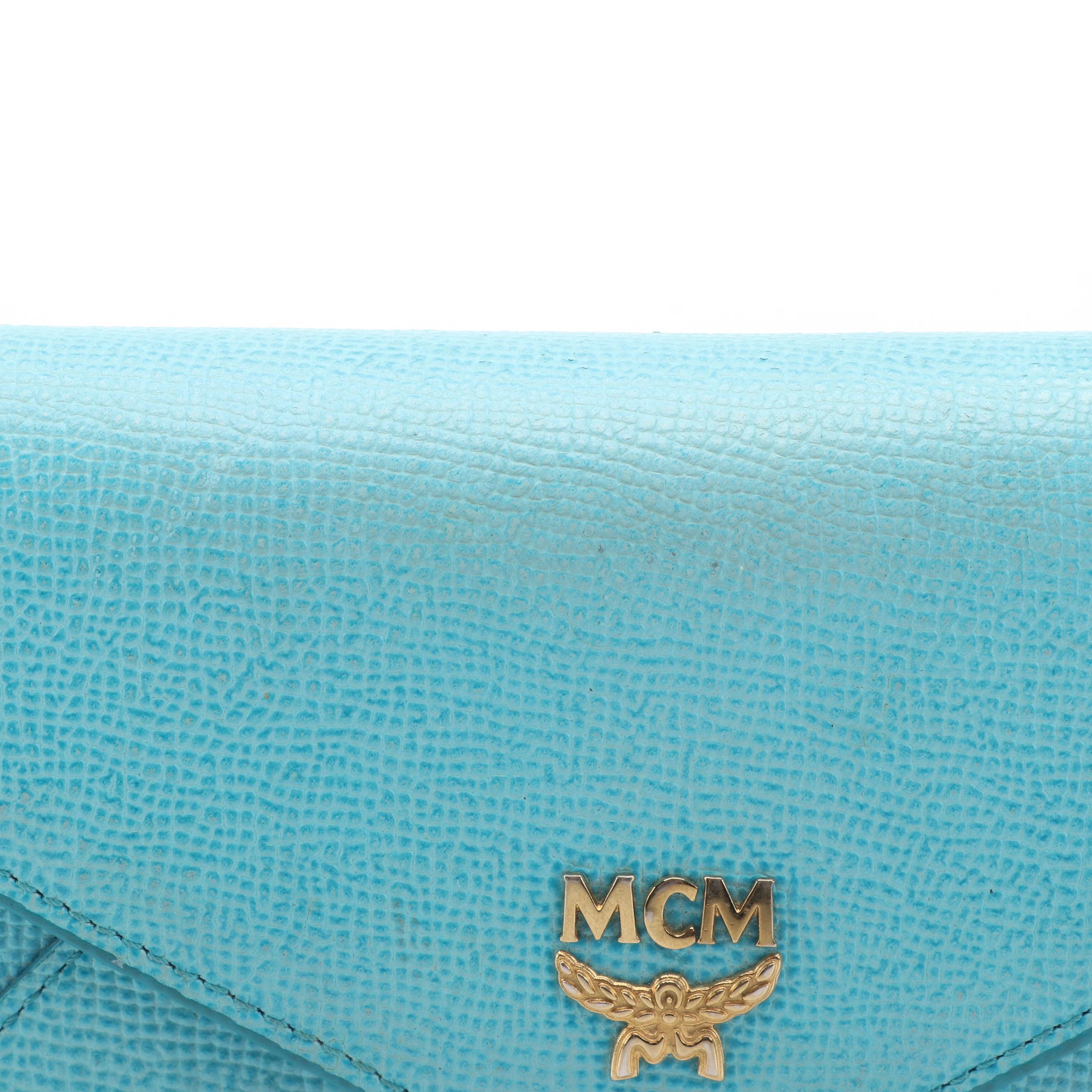 MCM Envelope Wallet in Visetos Leather