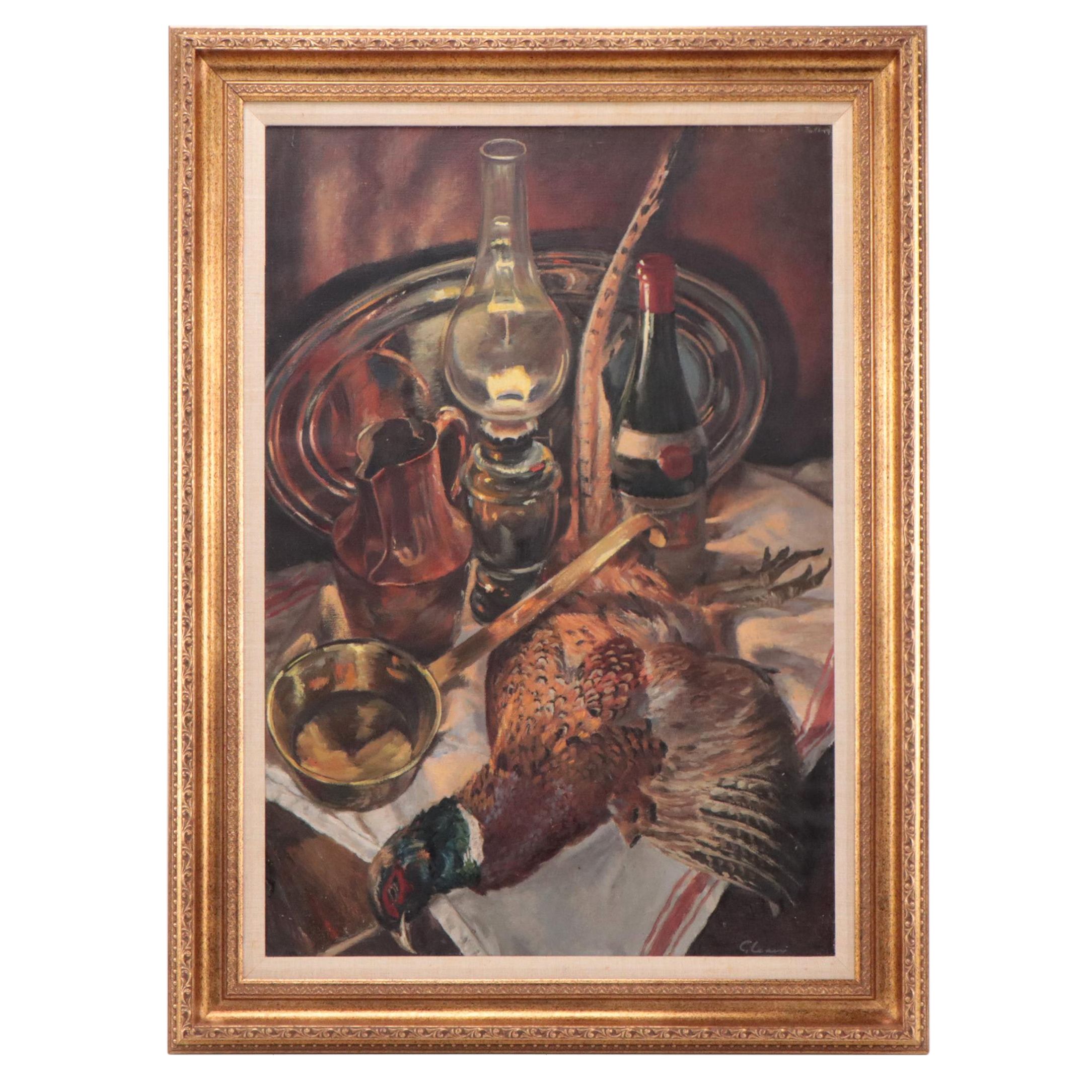 Nature Morte Still Life Oil Painting, Circa 1980