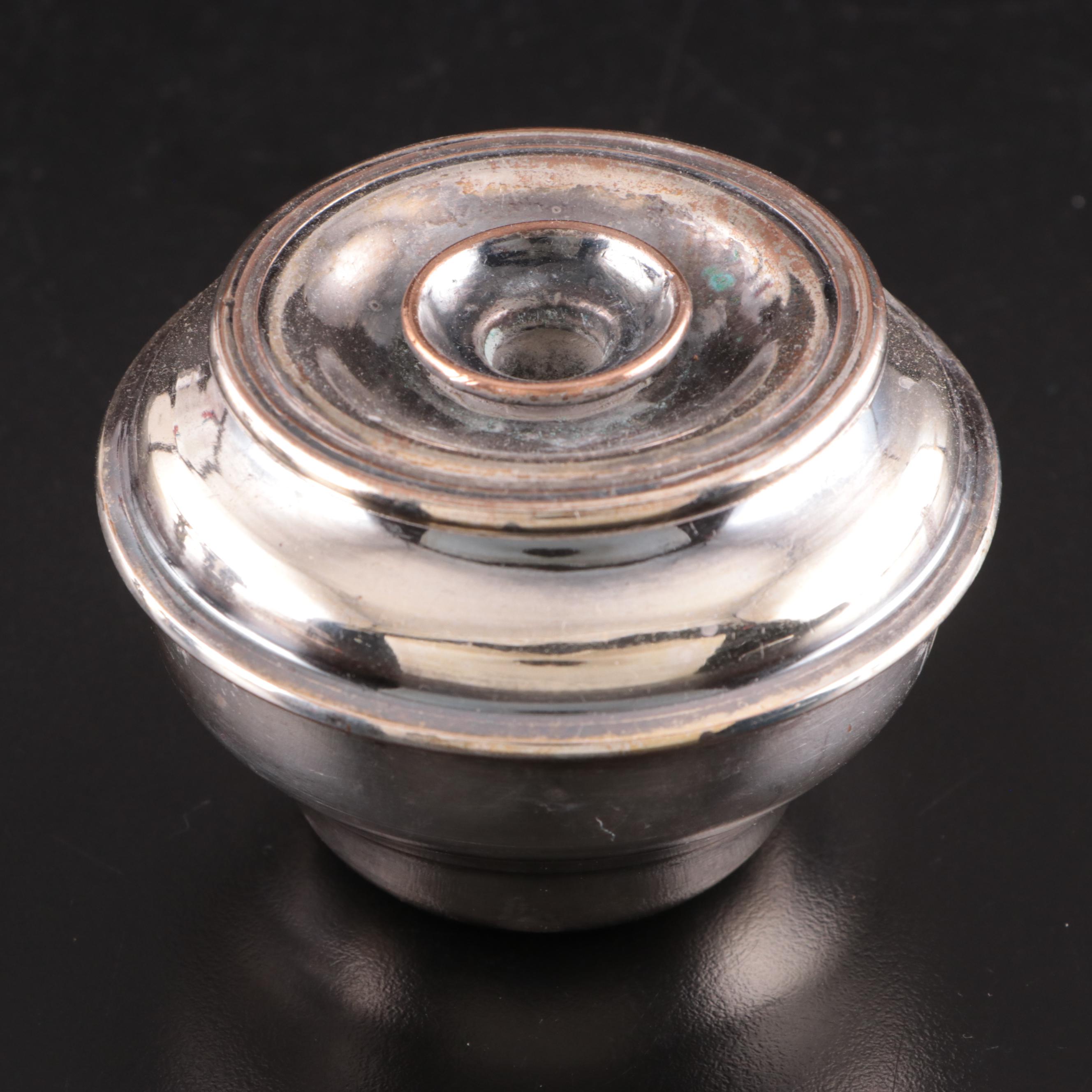 Victorian Silver Plate Hot Water Pot with Stand