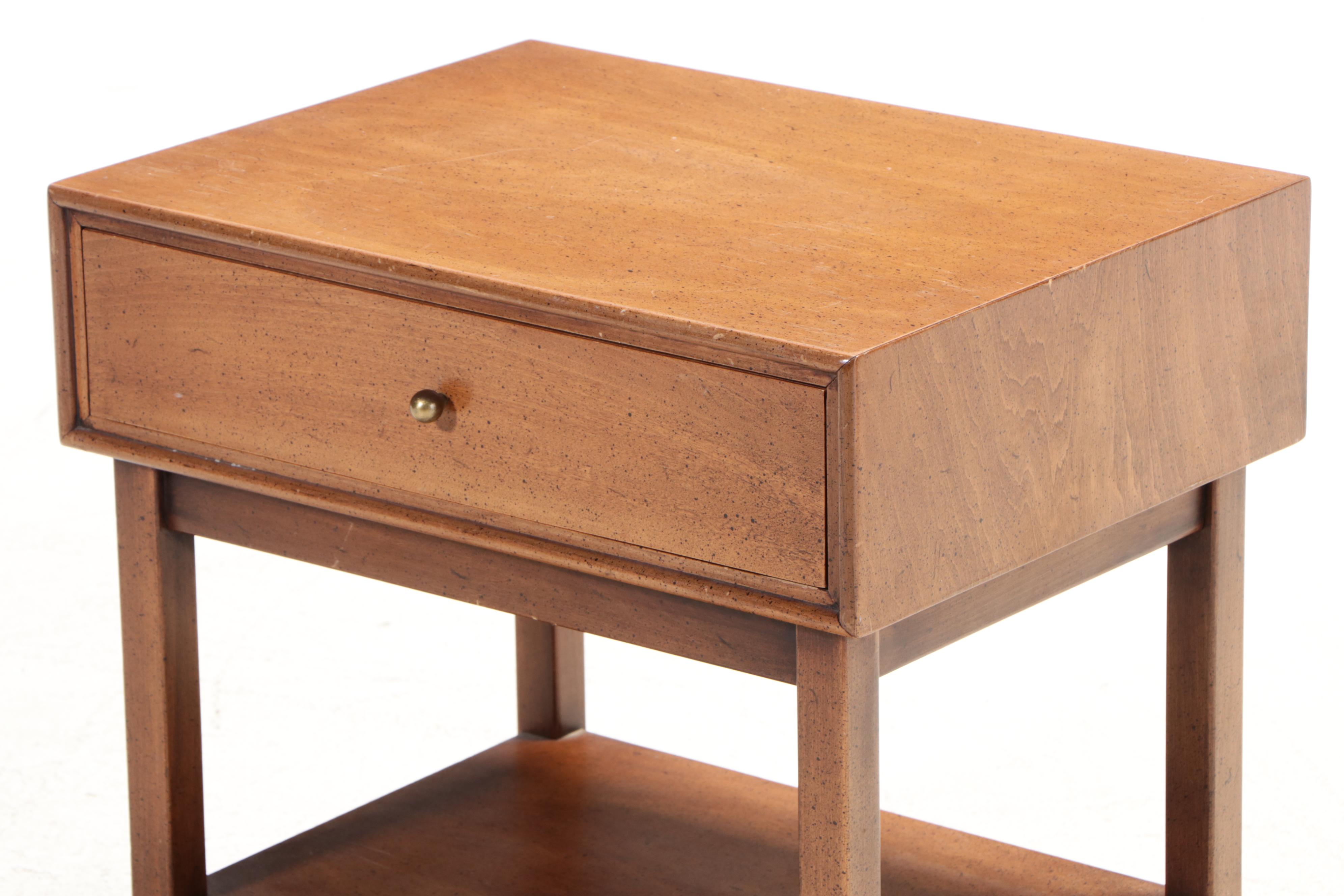 Mid Century Modern Walnut Side Table