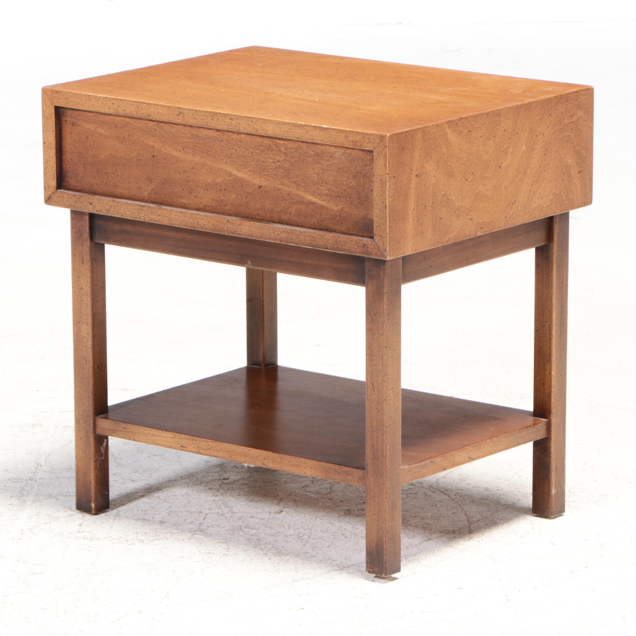 Mid Century Modern Walnut Side Table