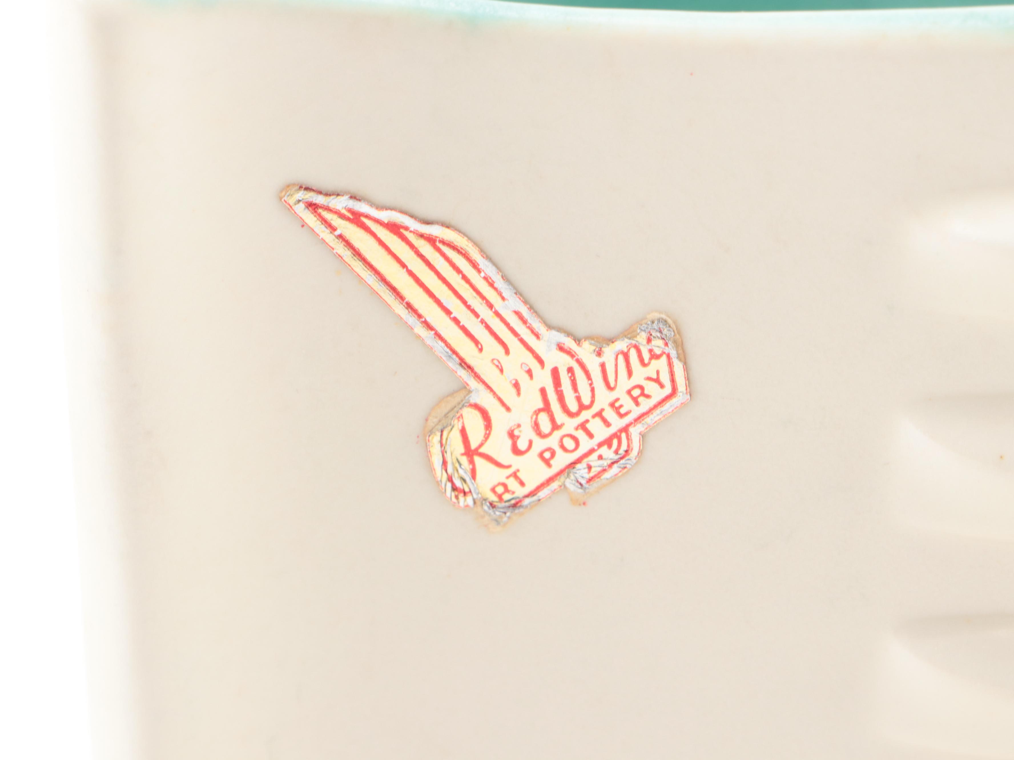 Red Wing Pottery Art Deco and Handled Ceramic Vases