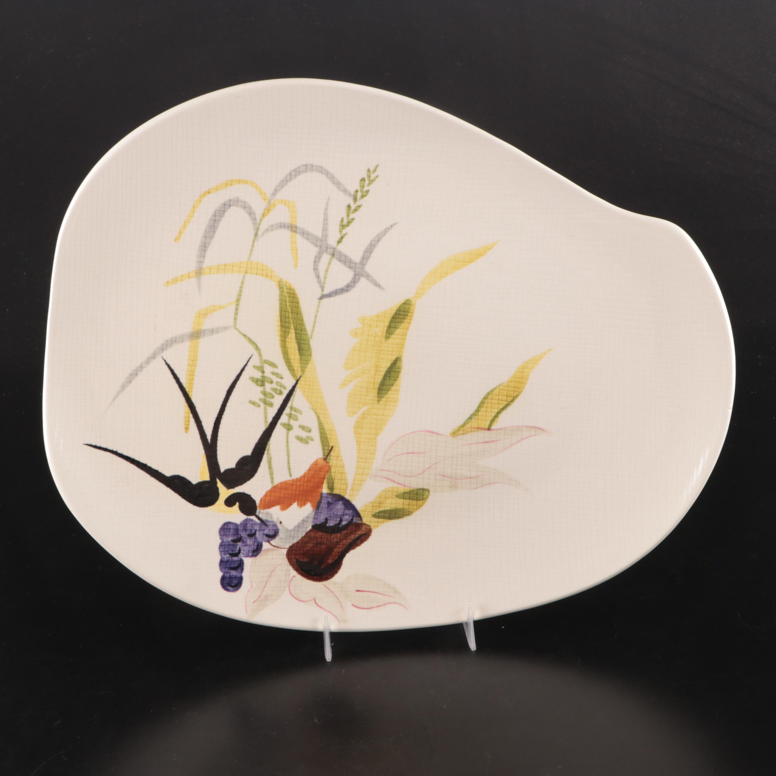 Red Wing Pottery "Capistrano" Ceramic Serveware, Mid to Late 20th Century