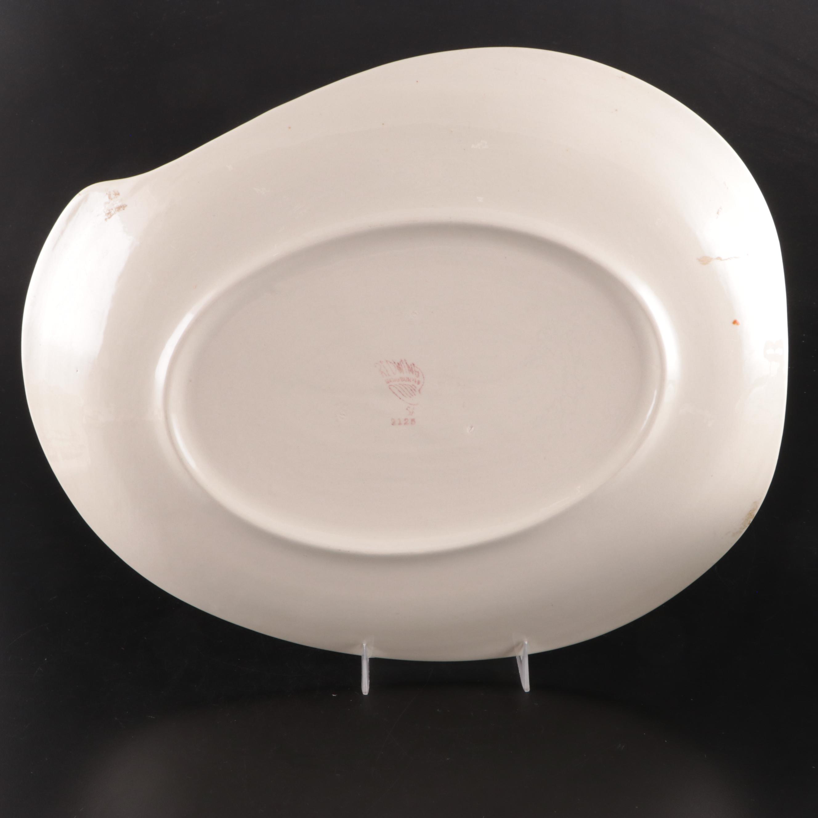 Red Wing Pottery "Capistrano" Ceramic Serveware, Mid to Late 20th Century