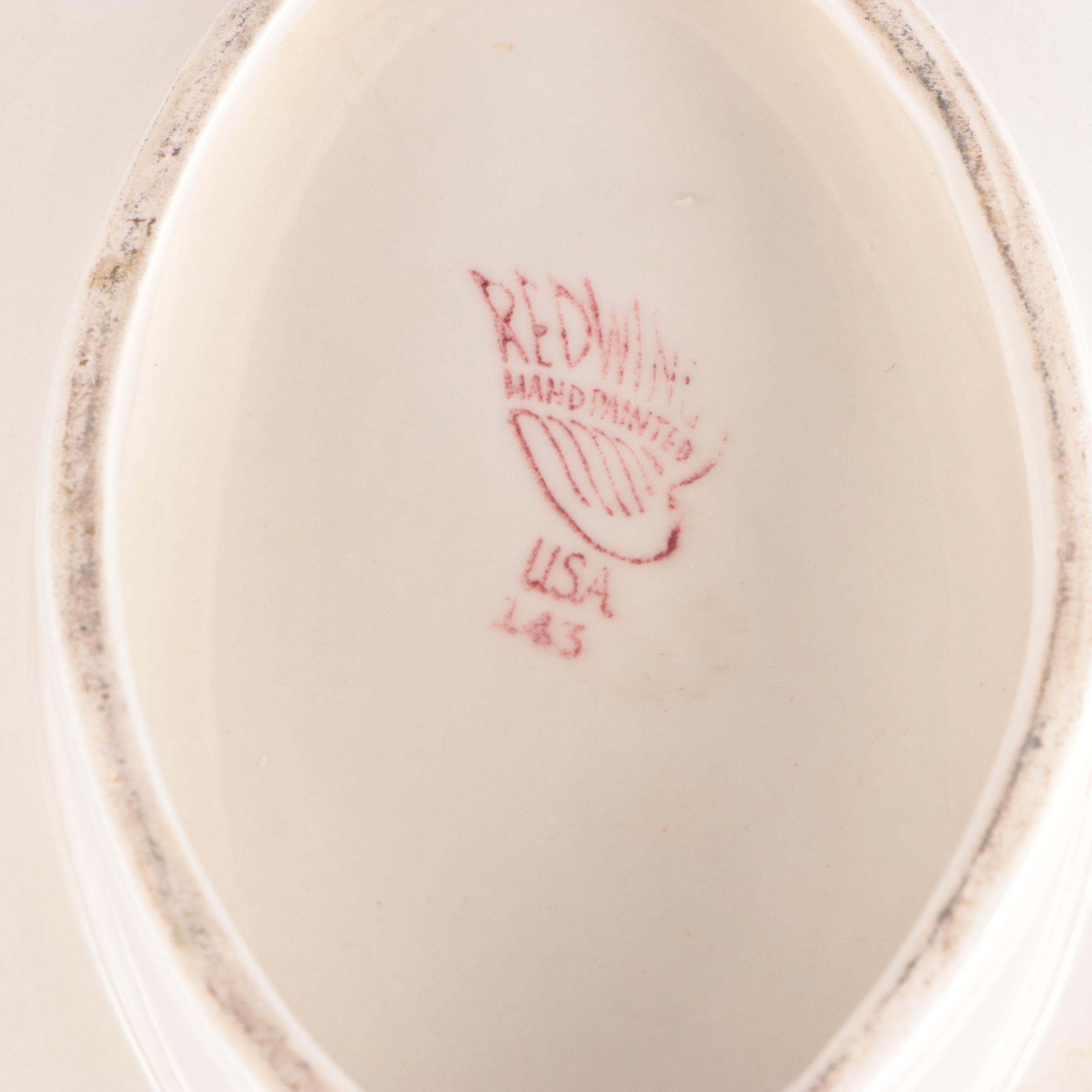 Red Wing Pottery "Capistrano" Ceramic Serveware, Mid to Late 20th Century