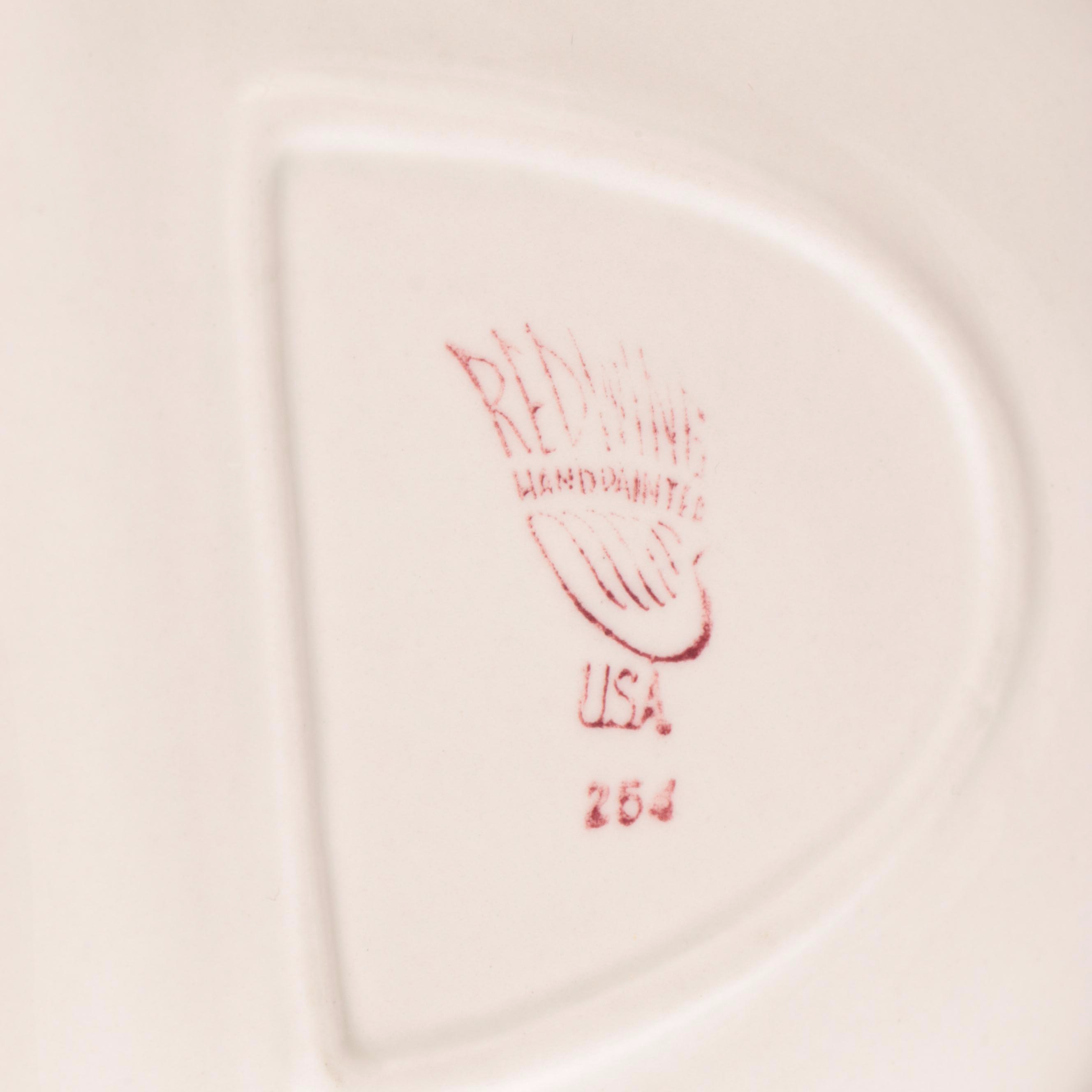 Red Wing Pottery "Capistrano" Ceramic Serveware, Mid to Late 20th Century