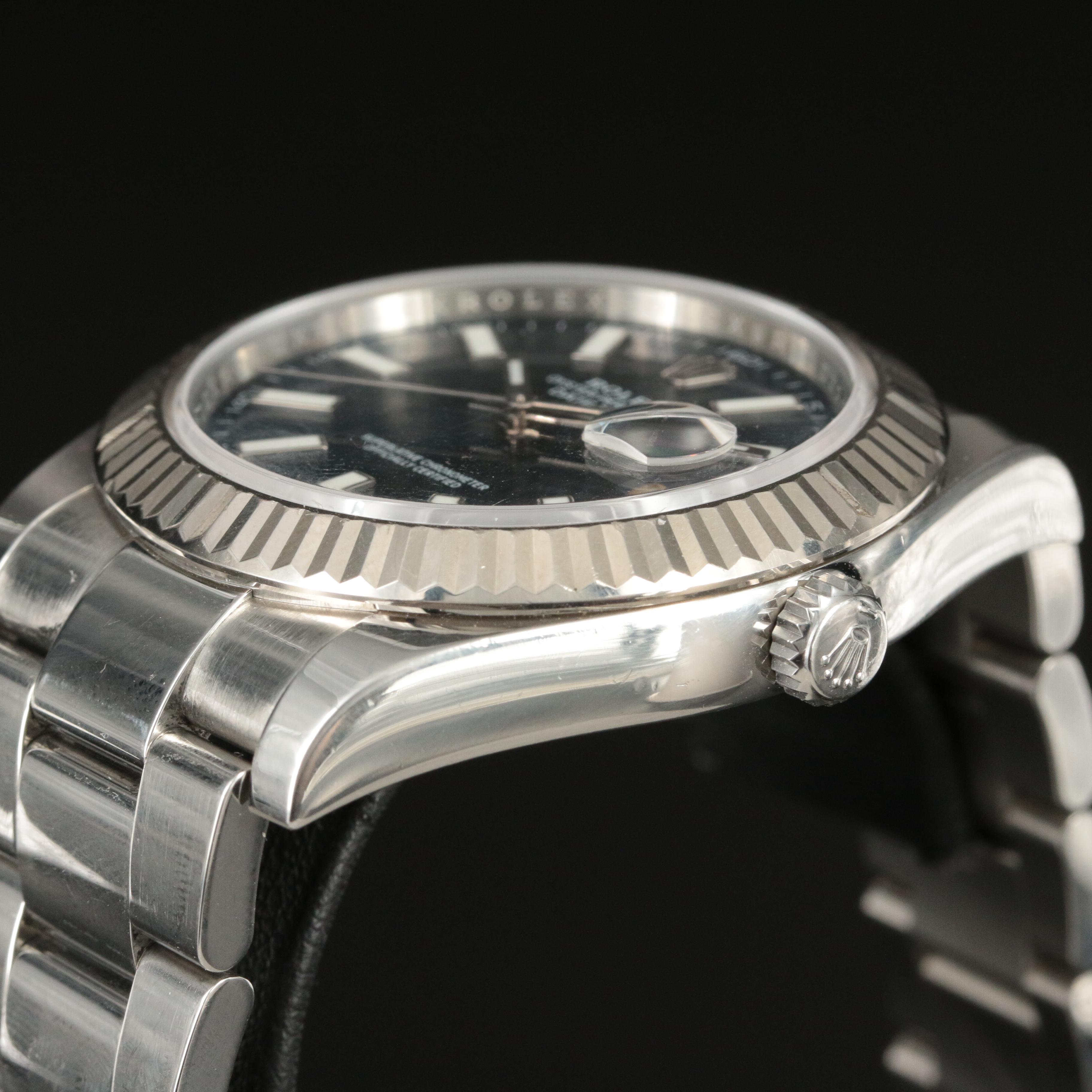 Rolex Oyster Perpetual Datejust II Blue Dial Watch