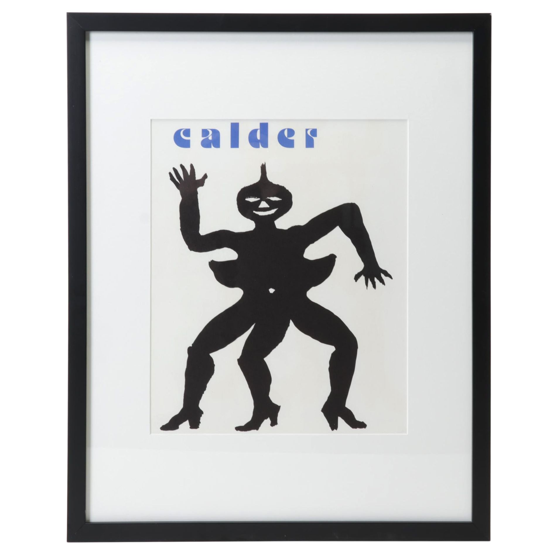 Alexander Calder Color Lithograph for "Derrière le Miroir," 1975