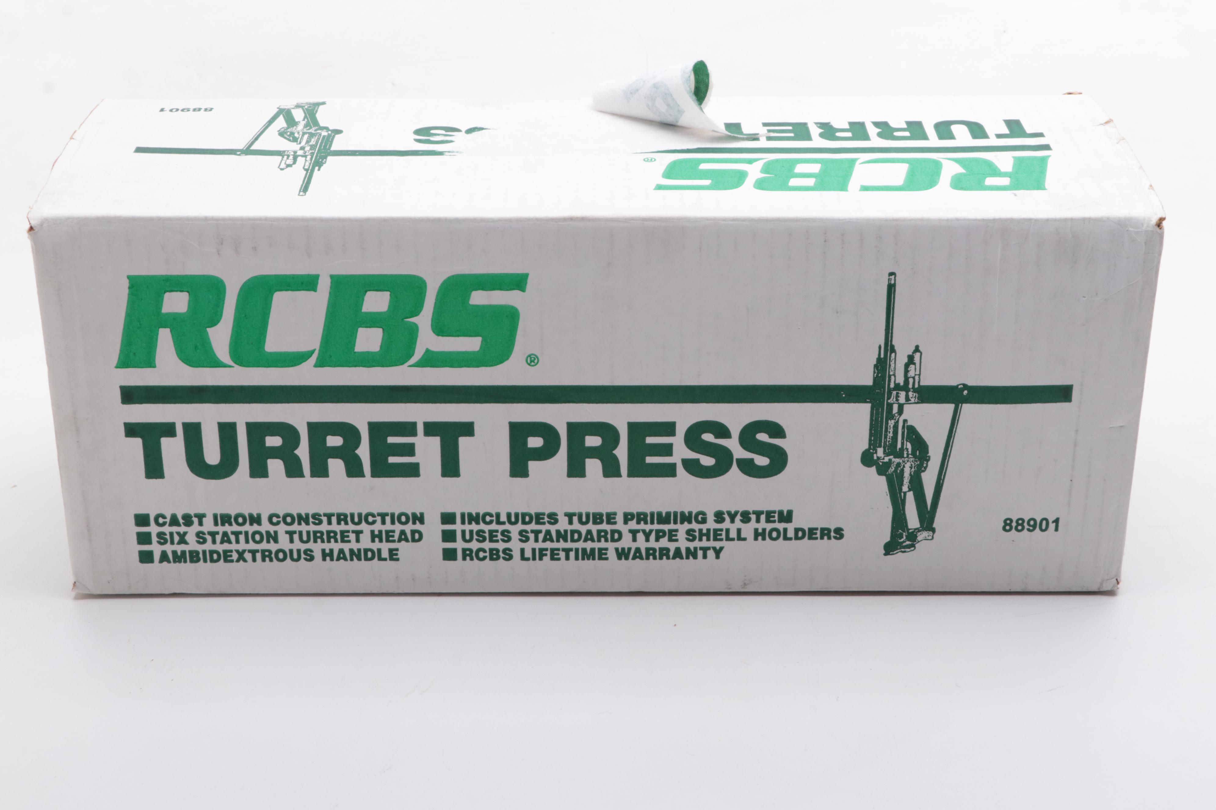RCBS Turret Press and Turret Head