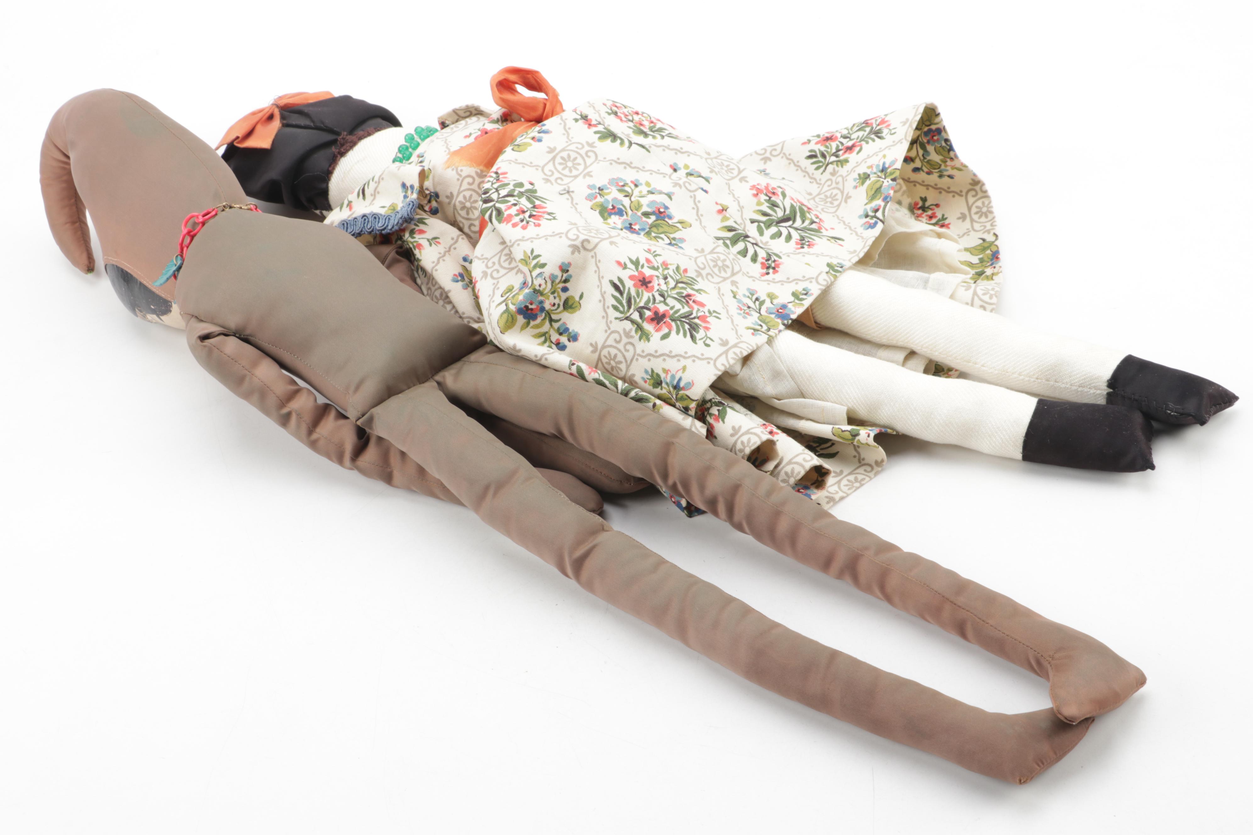 Hand-Crafted Boudoir Bed Dolls