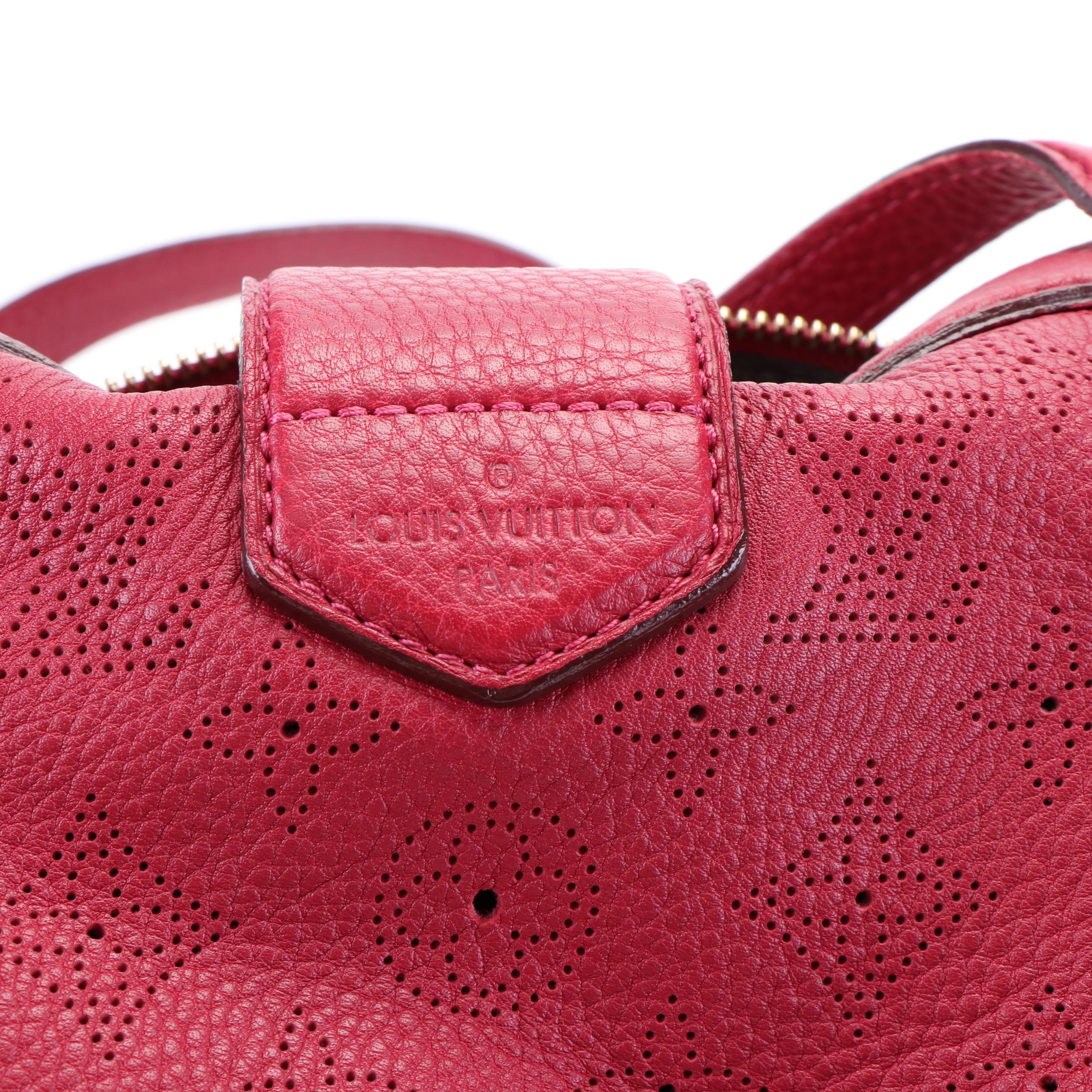 Louis Vuitton Mahina Cirrus PM Handbag in Pink Leather