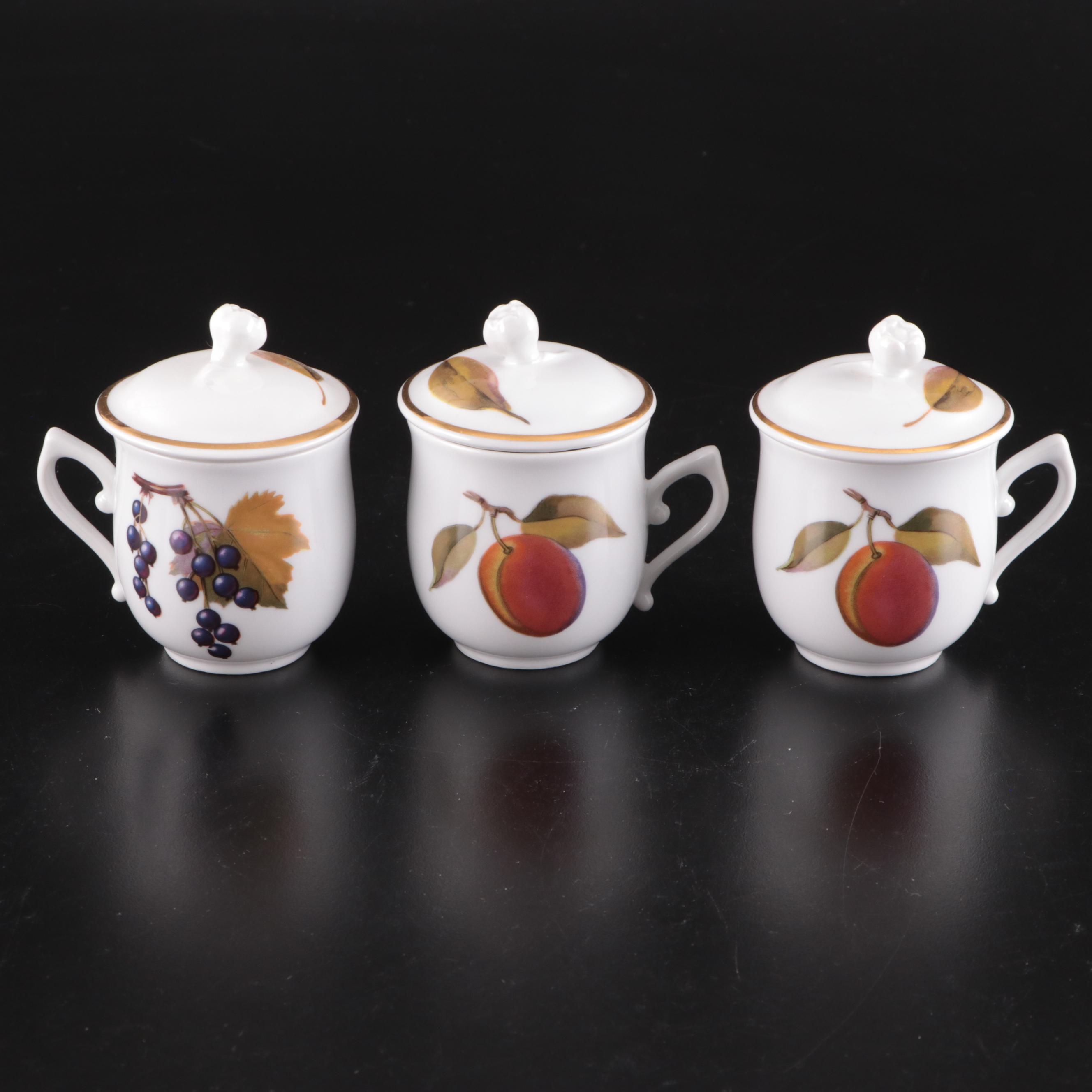 Royal Worcester Porcelain "Evesham" Tableware and Serving Pieces