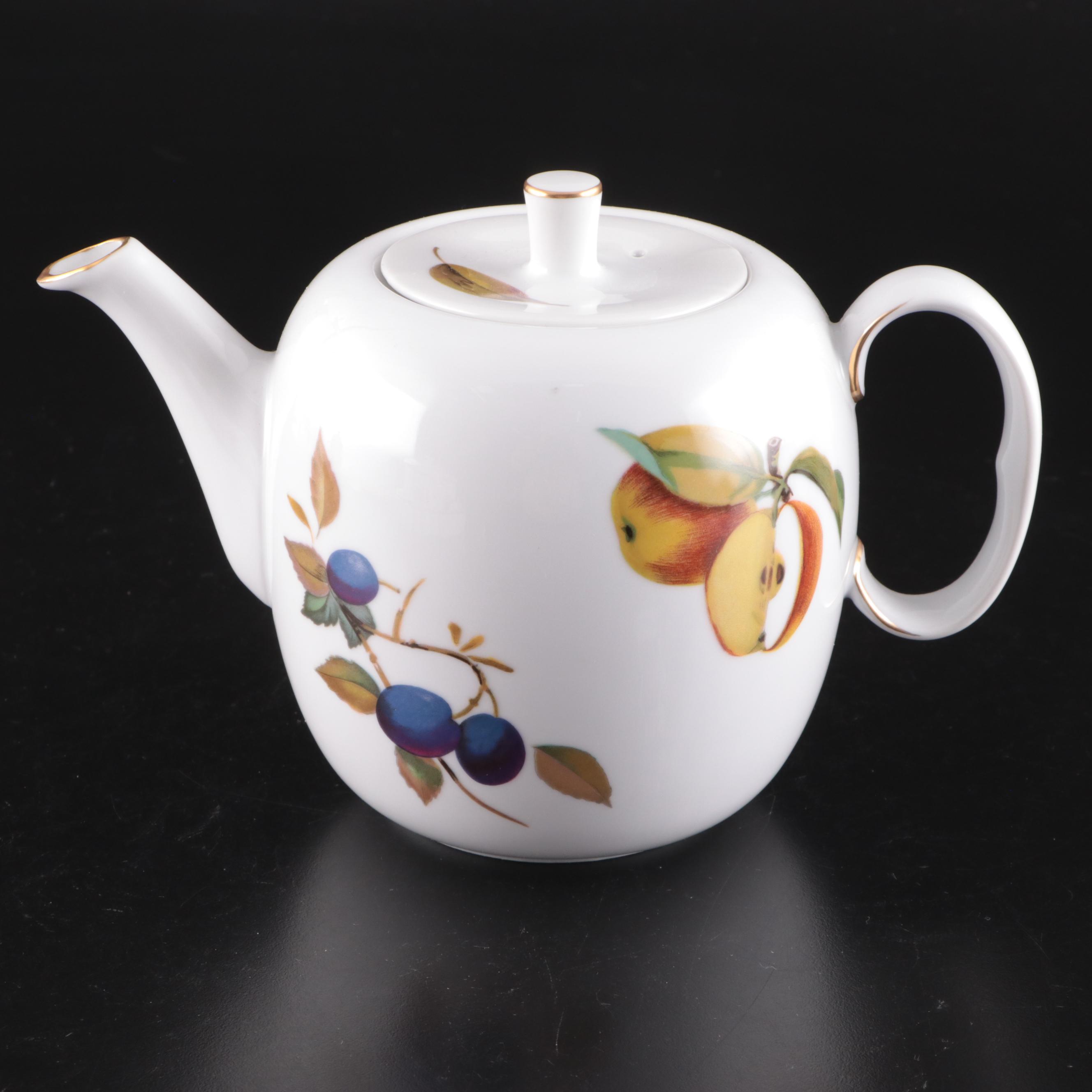 Royal Worcester Porcelain "Evesham" Tableware and Serving Pieces