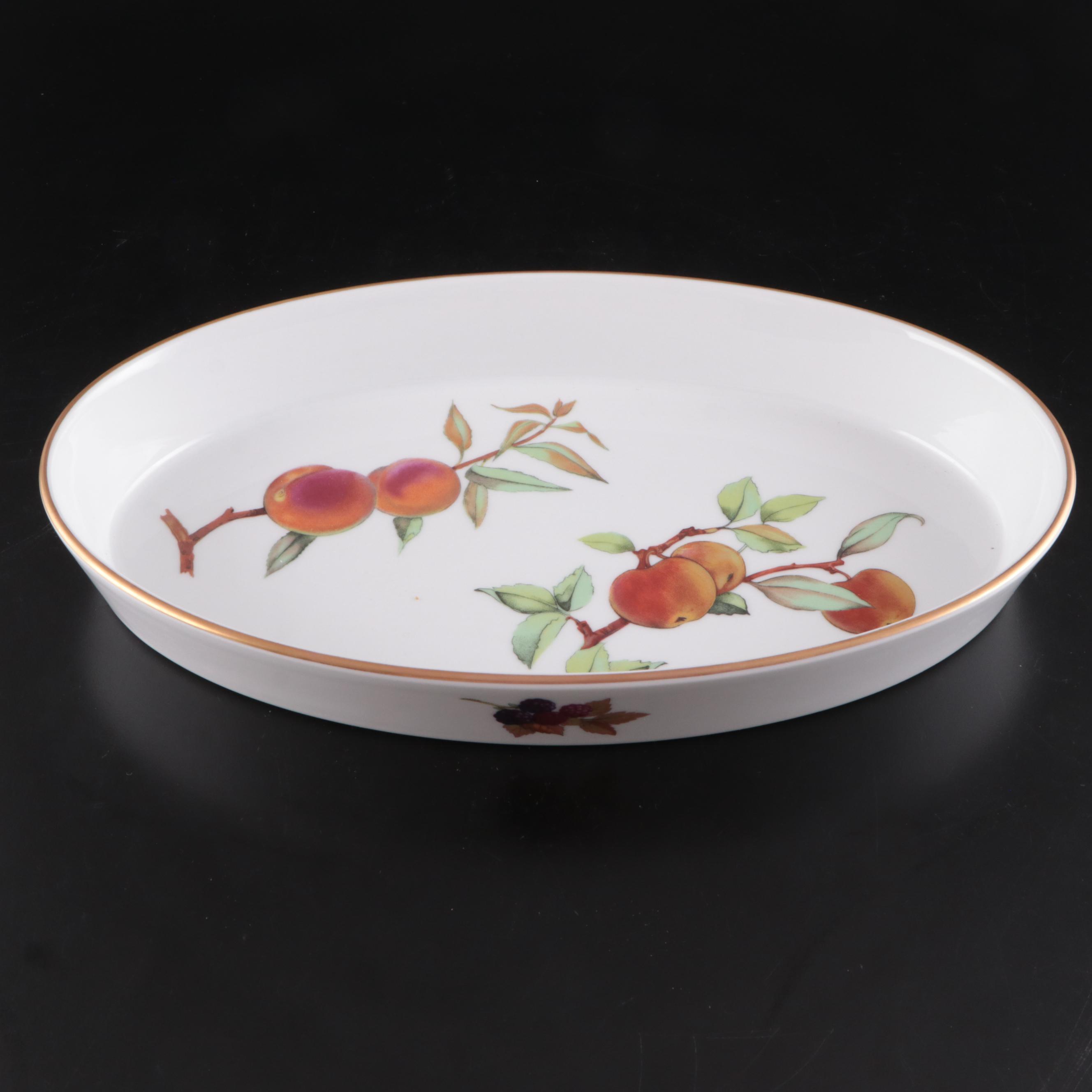Royal Worcester Porcelain "Evesham" Tableware and Serving Pieces