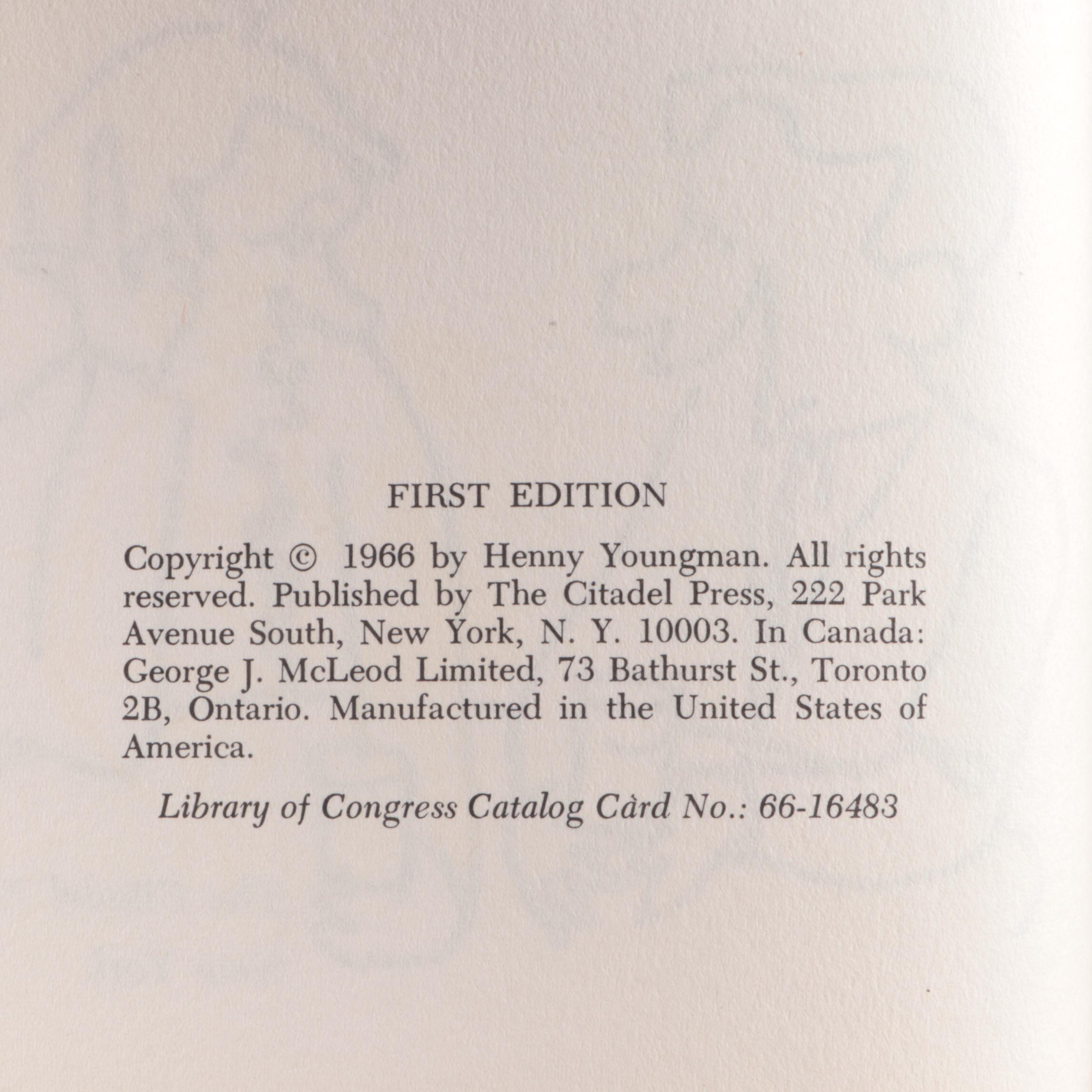 First Edition "400 Traveling Salesmen's Jokes" by Henny Youngman and More