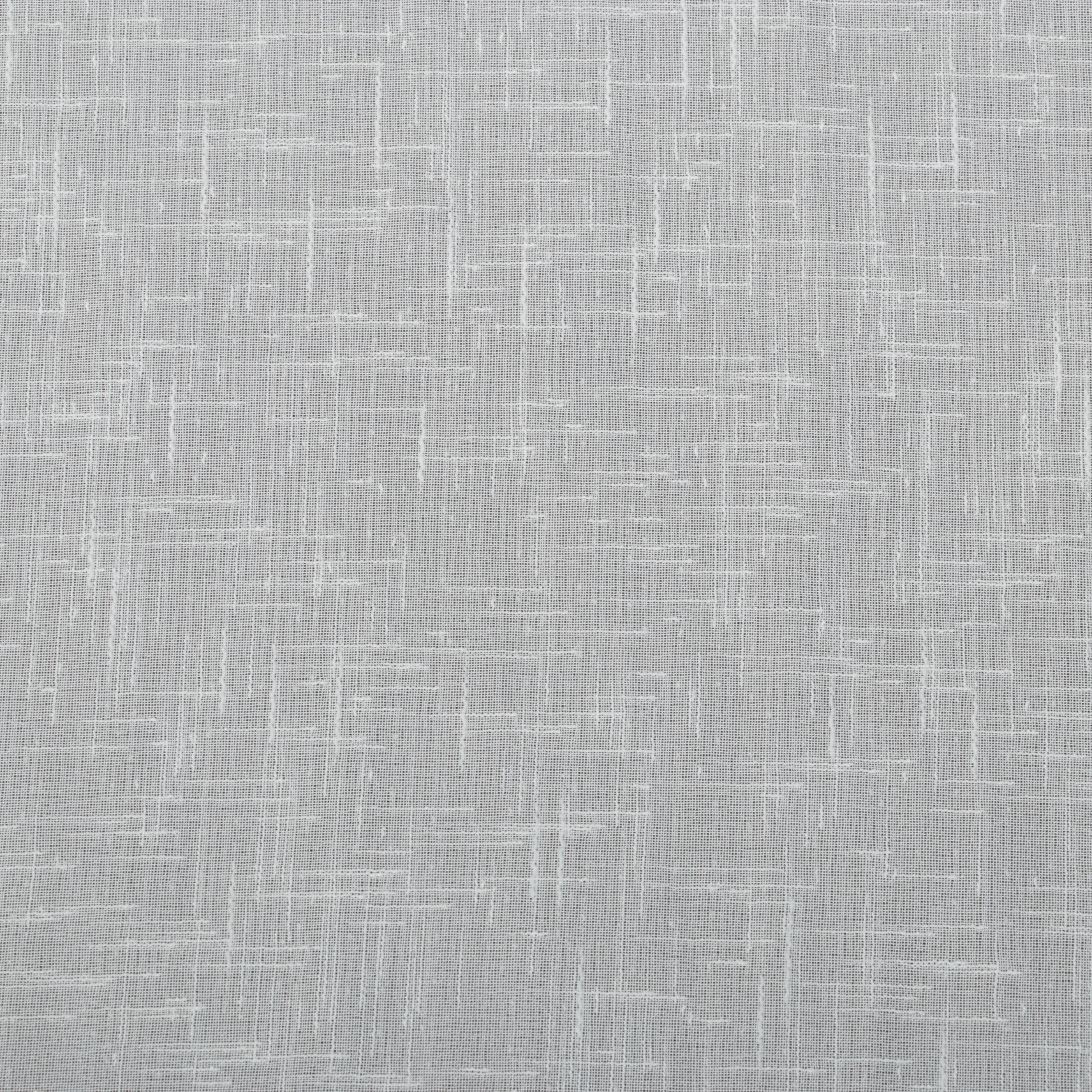 Semi-Sheer White Cotton Drapes